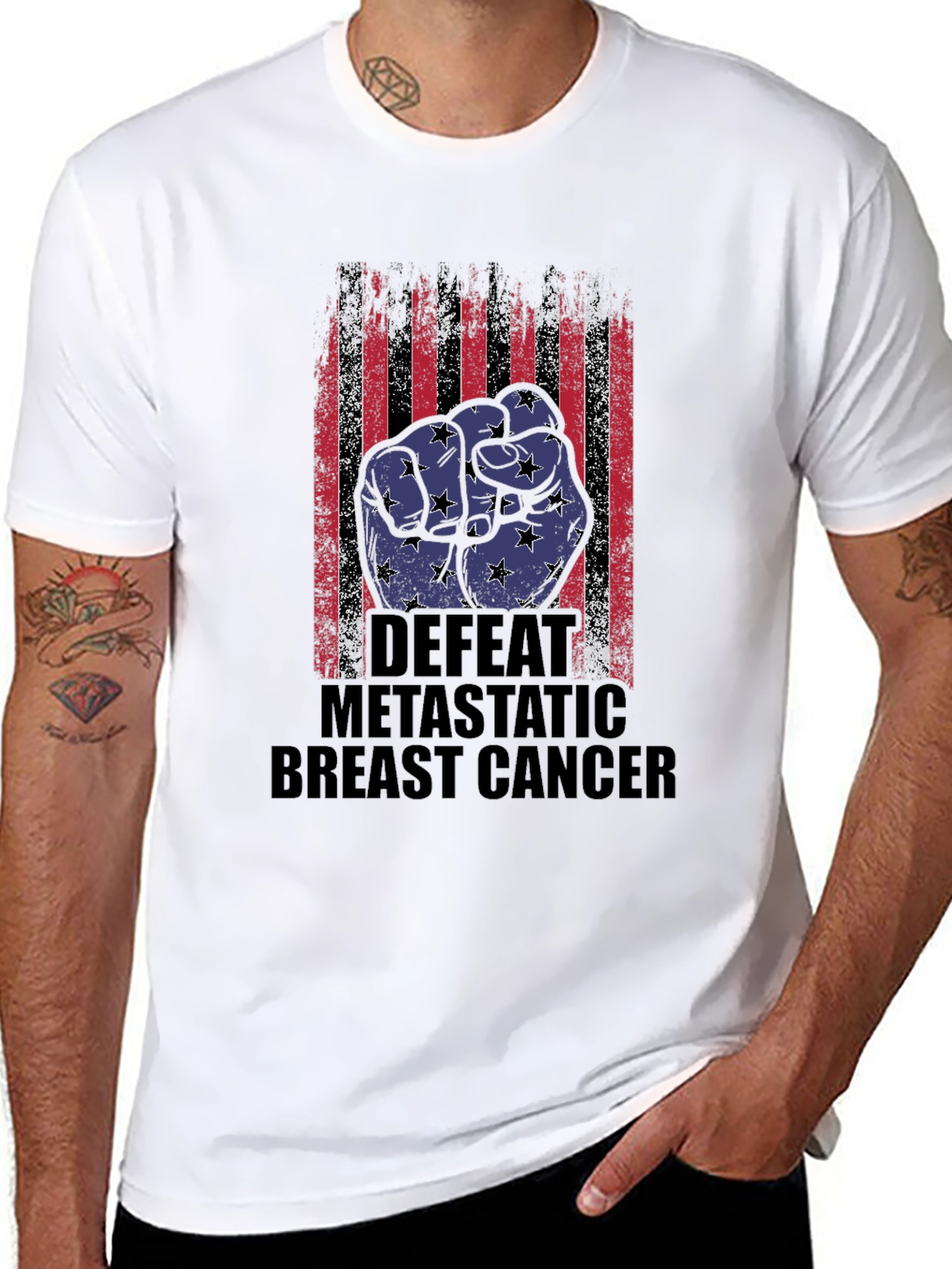 Defeat Metastatic Breast Cancer T-Shirt
