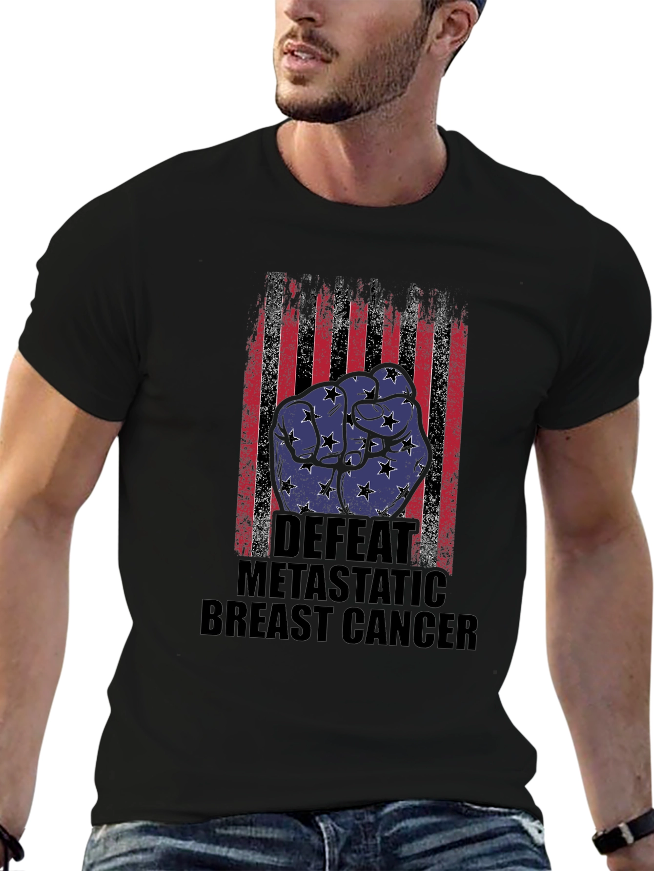 Defeat Metastatic Breast Cancer T-Shirt