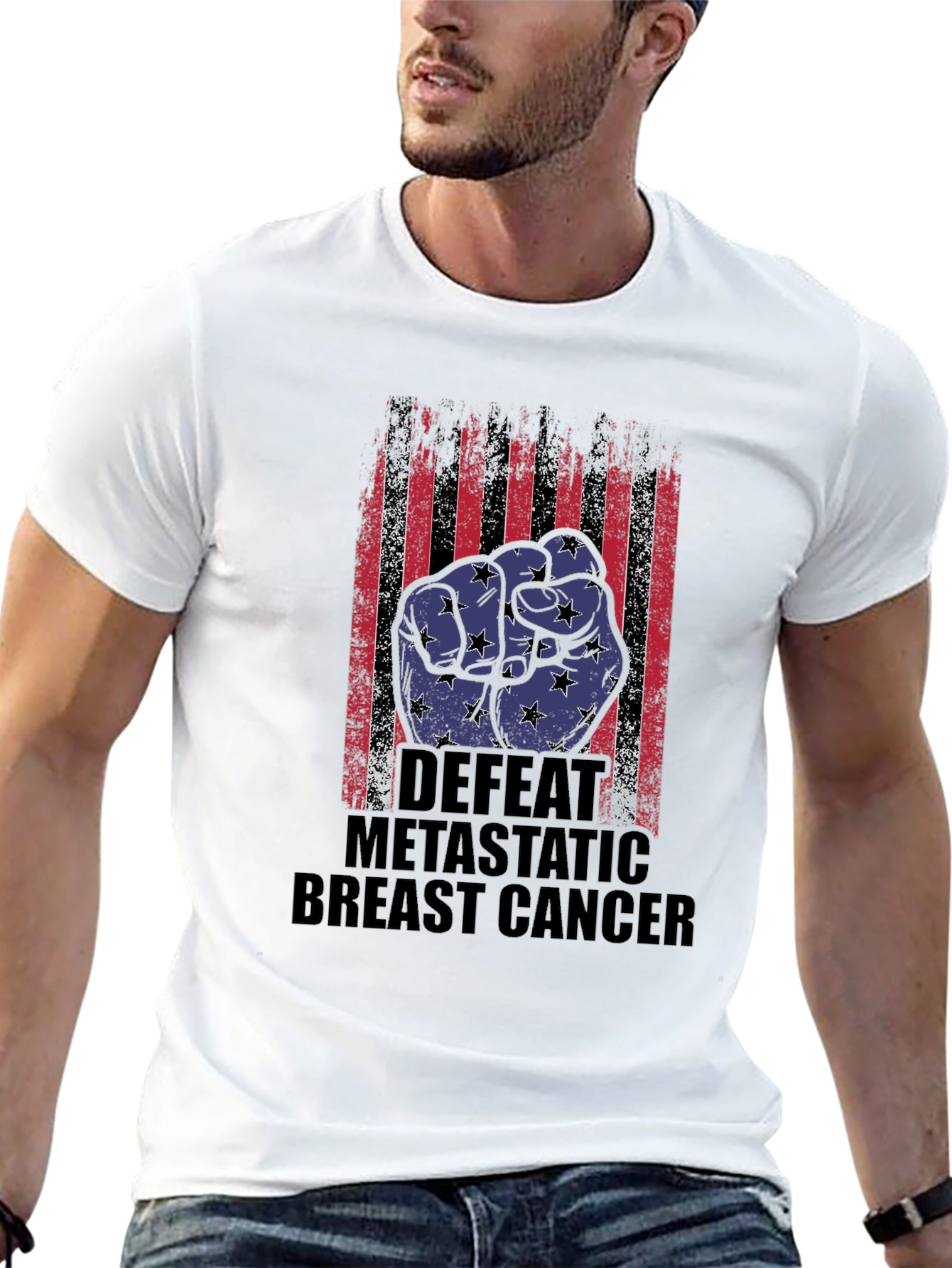 Defeat Metastatic Breast Cancer T-Shirt