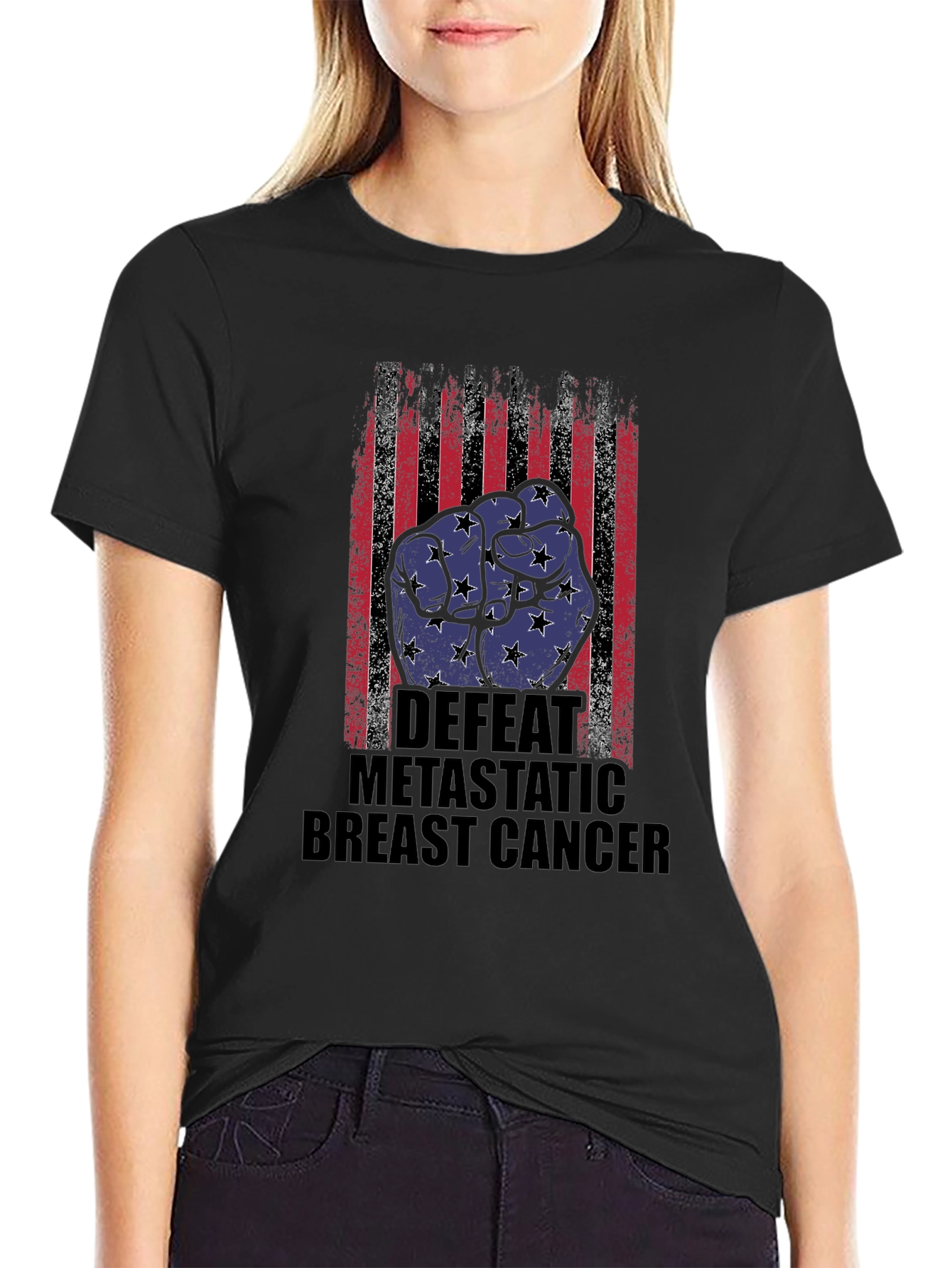 Defeat Metastatic Breast Cancer T-Shirt