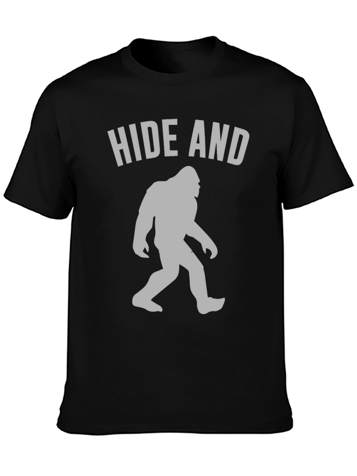 Hide and Seek Bigfoot T-Shirt Funny Sasquatch Tee