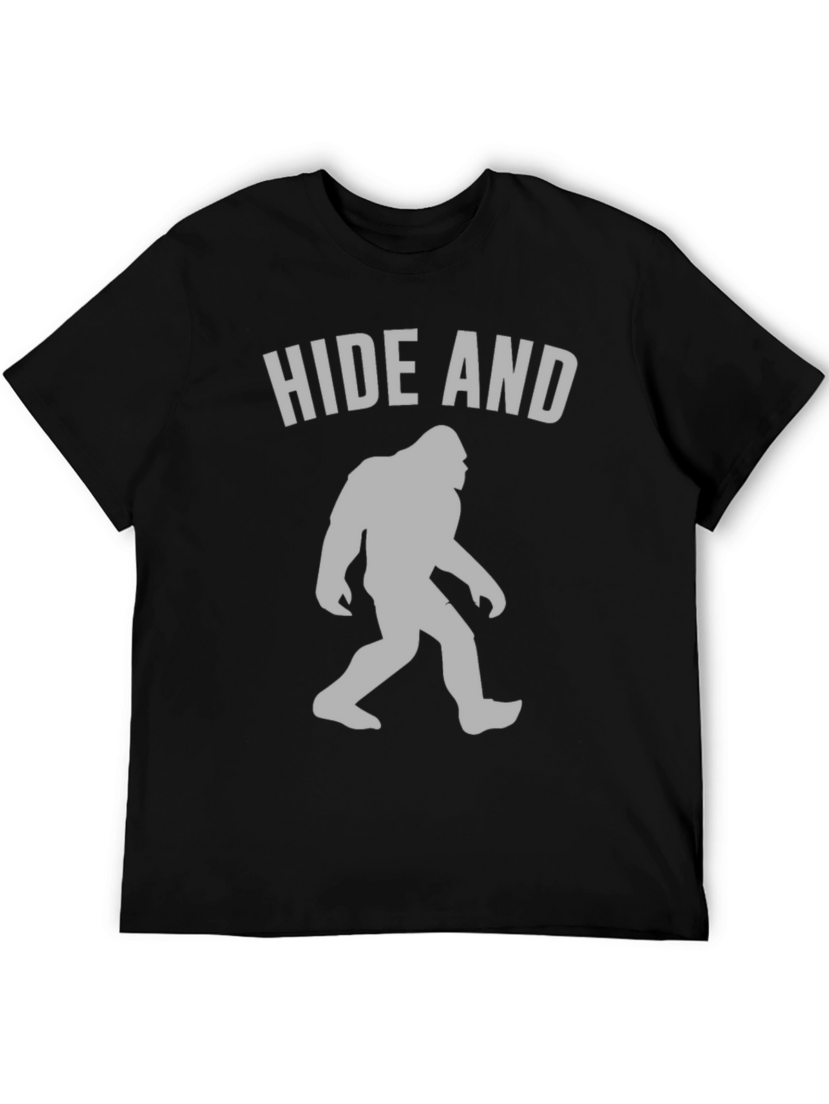 Hide and Seek Bigfoot T-Shirt Funny Sasquatch Tee