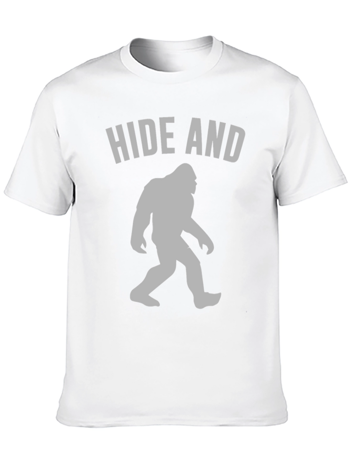 Hide and Seek Bigfoot T-Shirt Funny Sasquatch Tee