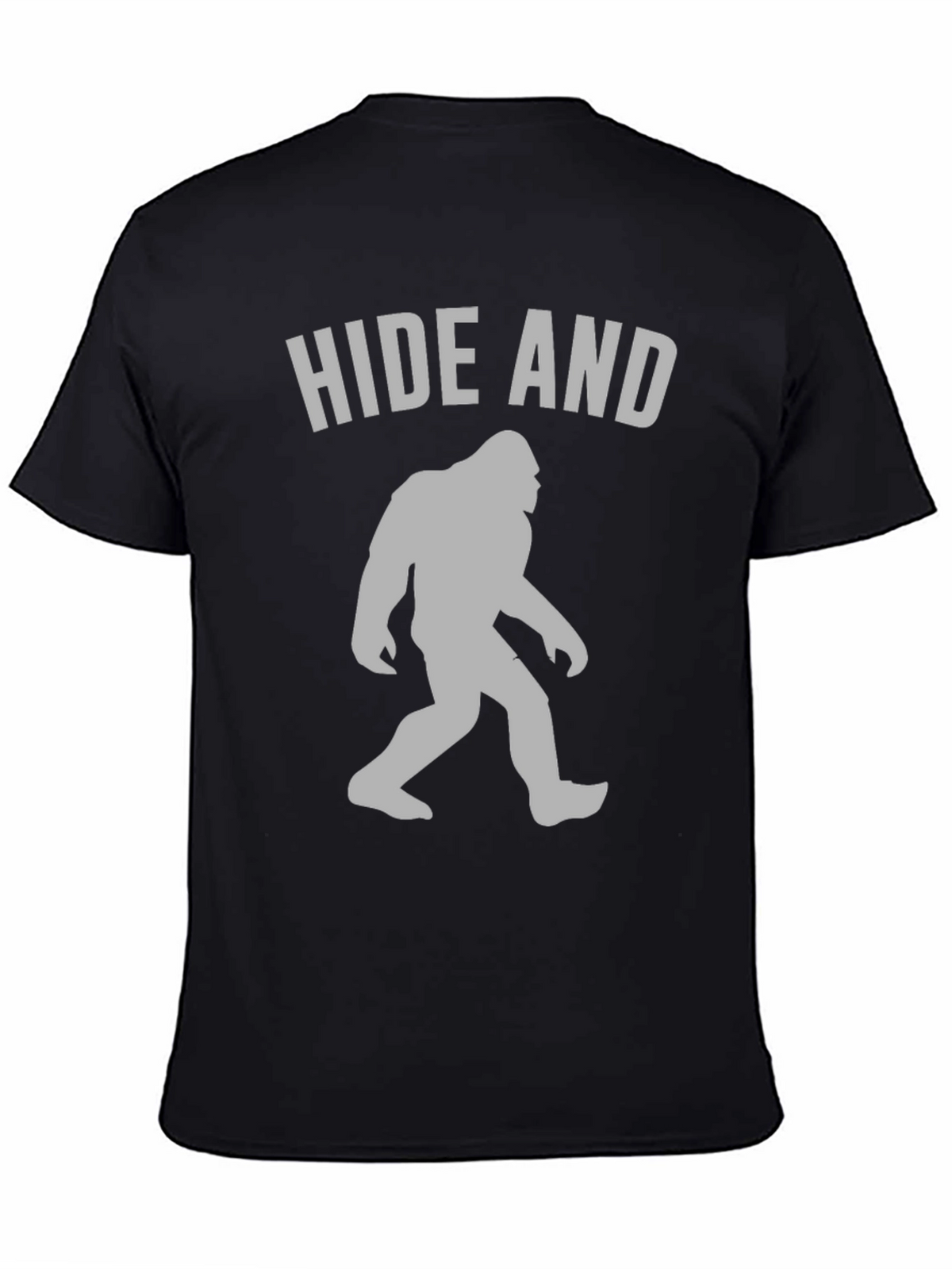 Hide and Seek Bigfoot T-Shirt Funny Sasquatch Tee