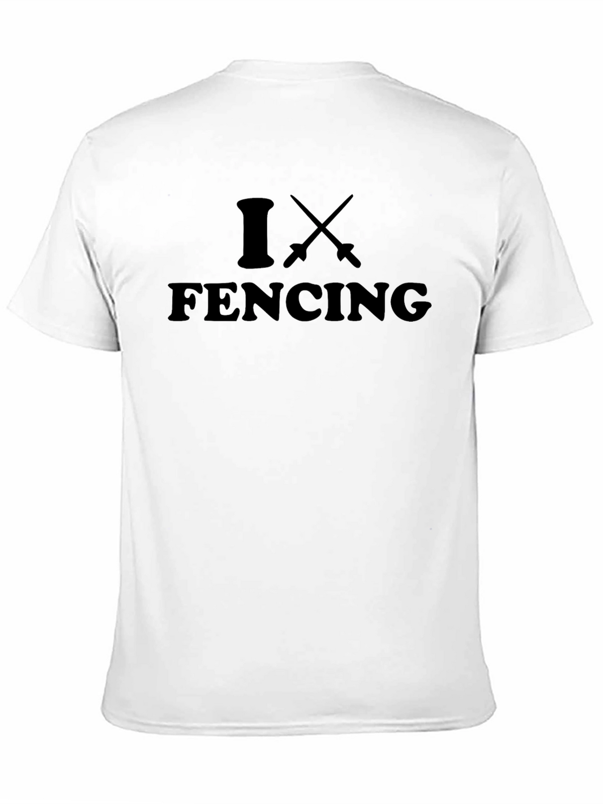 I Fencing Black T-Shirt