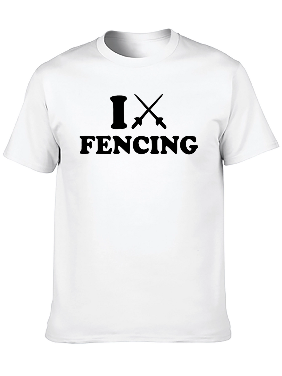 I Fencing Black T-Shirt