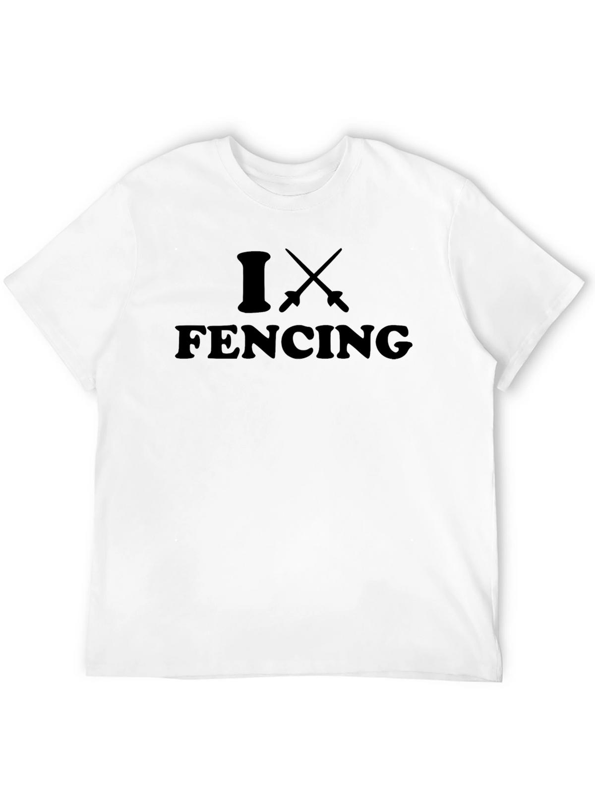 I Fencing Black T-Shirt