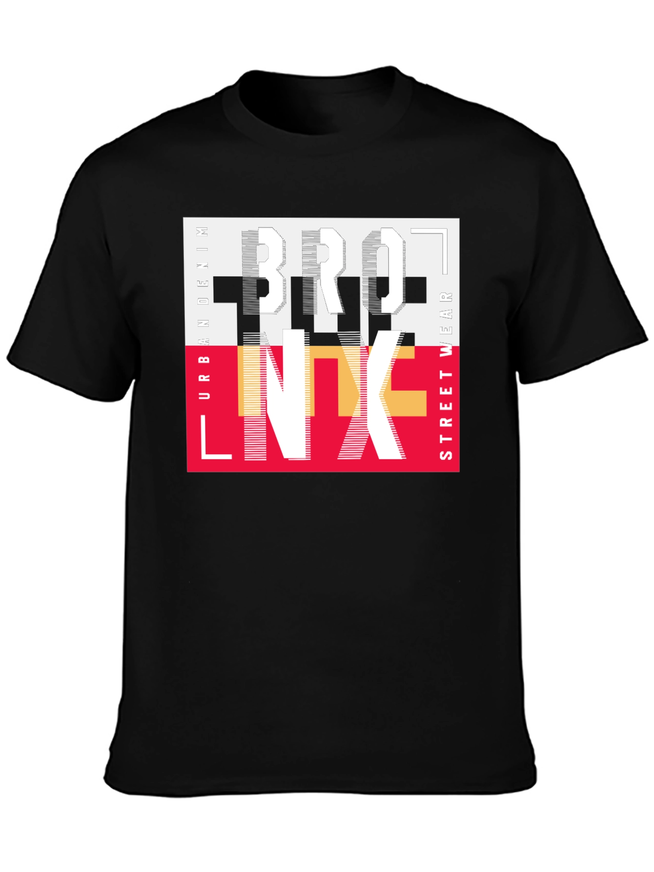 Bronx Graphic Print Crew Neck T-Shirt