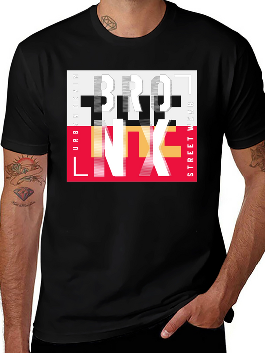 Bronx Graphic Print Crew Neck T-Shirt