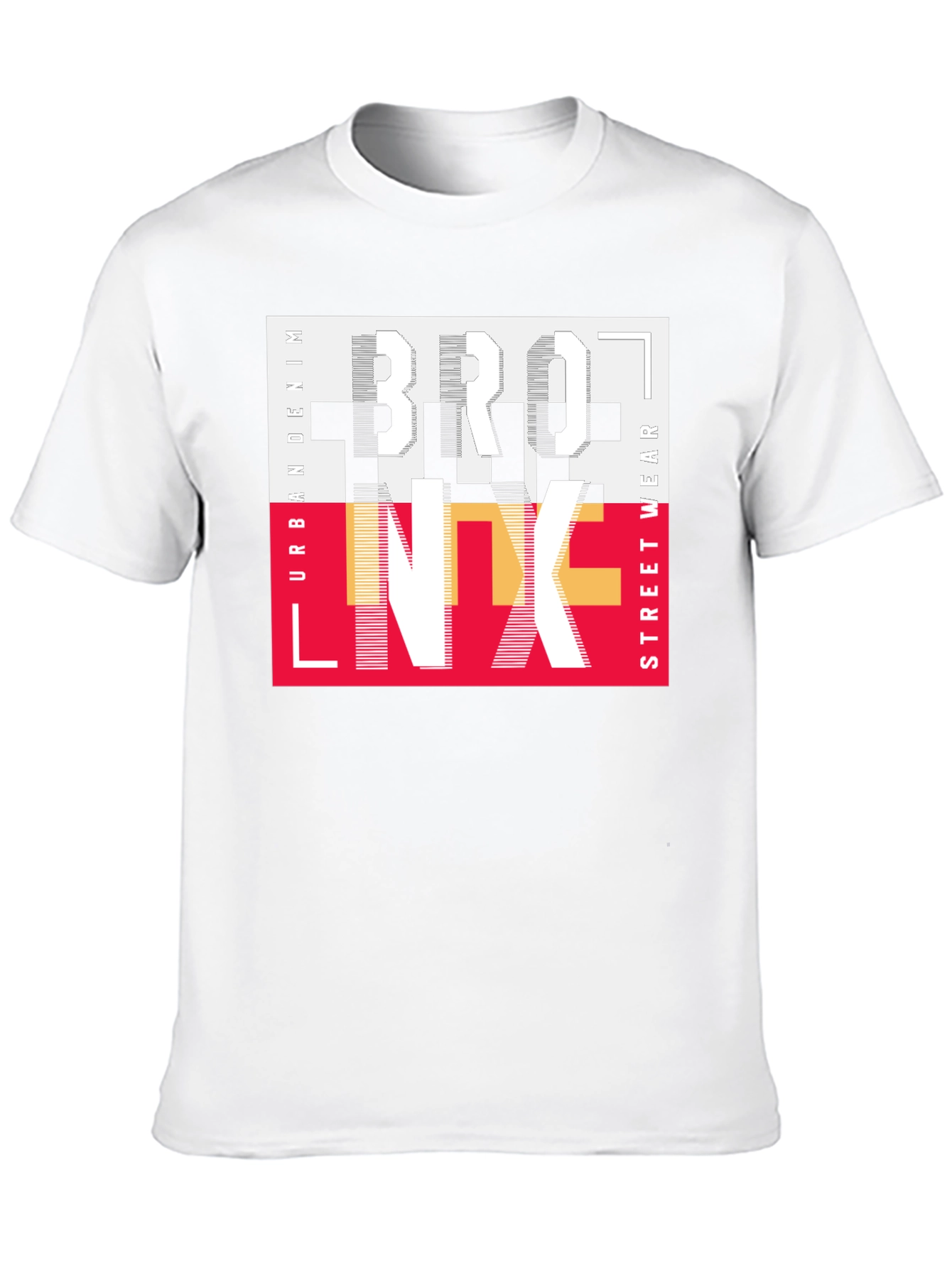 Bronx Graphic Print Crew Neck T-Shirt