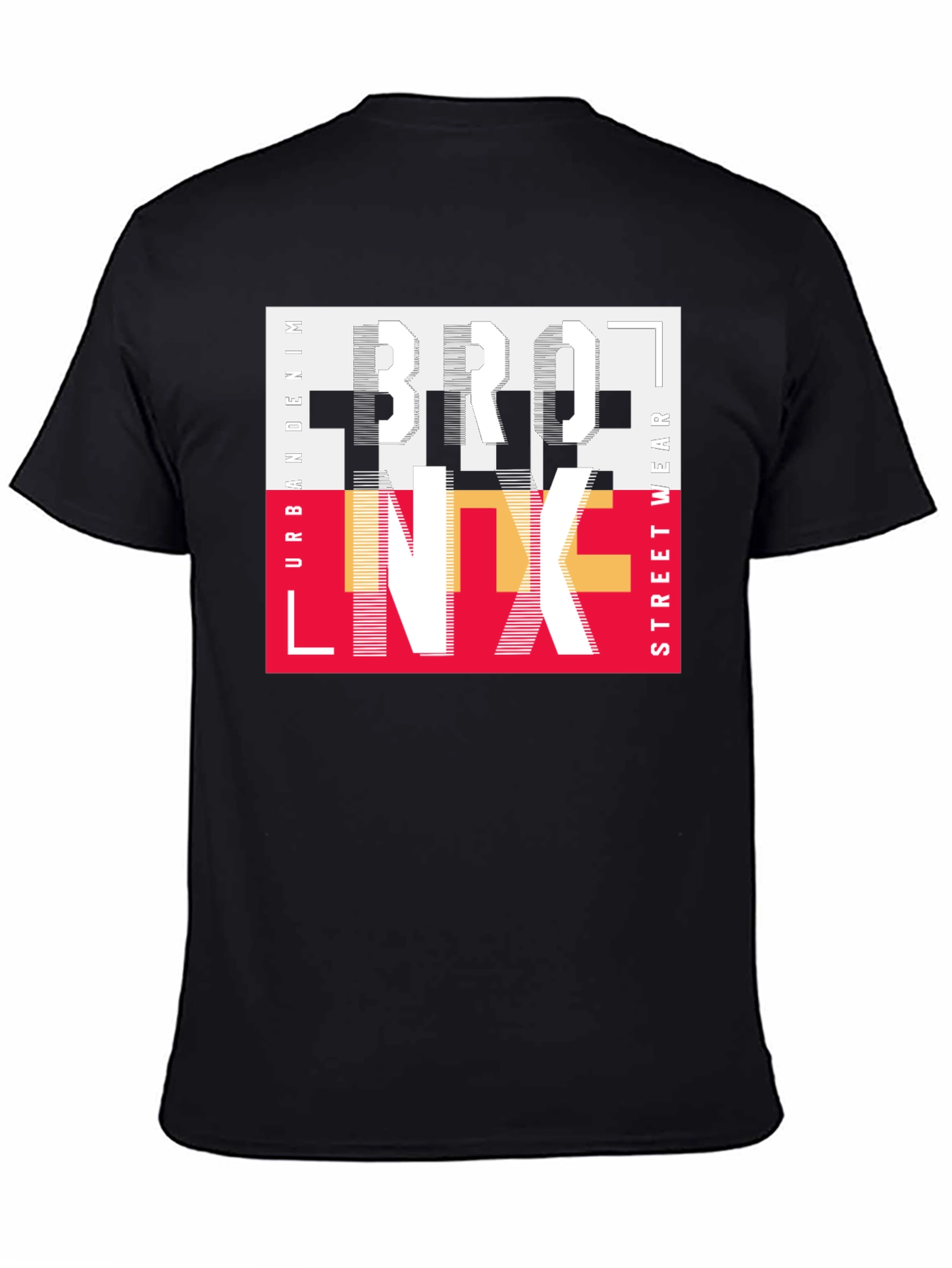 Bronx Graphic Print Crew Neck T-Shirt
