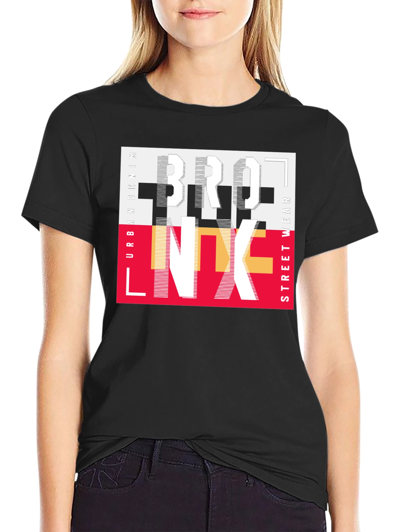 Bronx Graphic Print Crew Neck T-Shirt