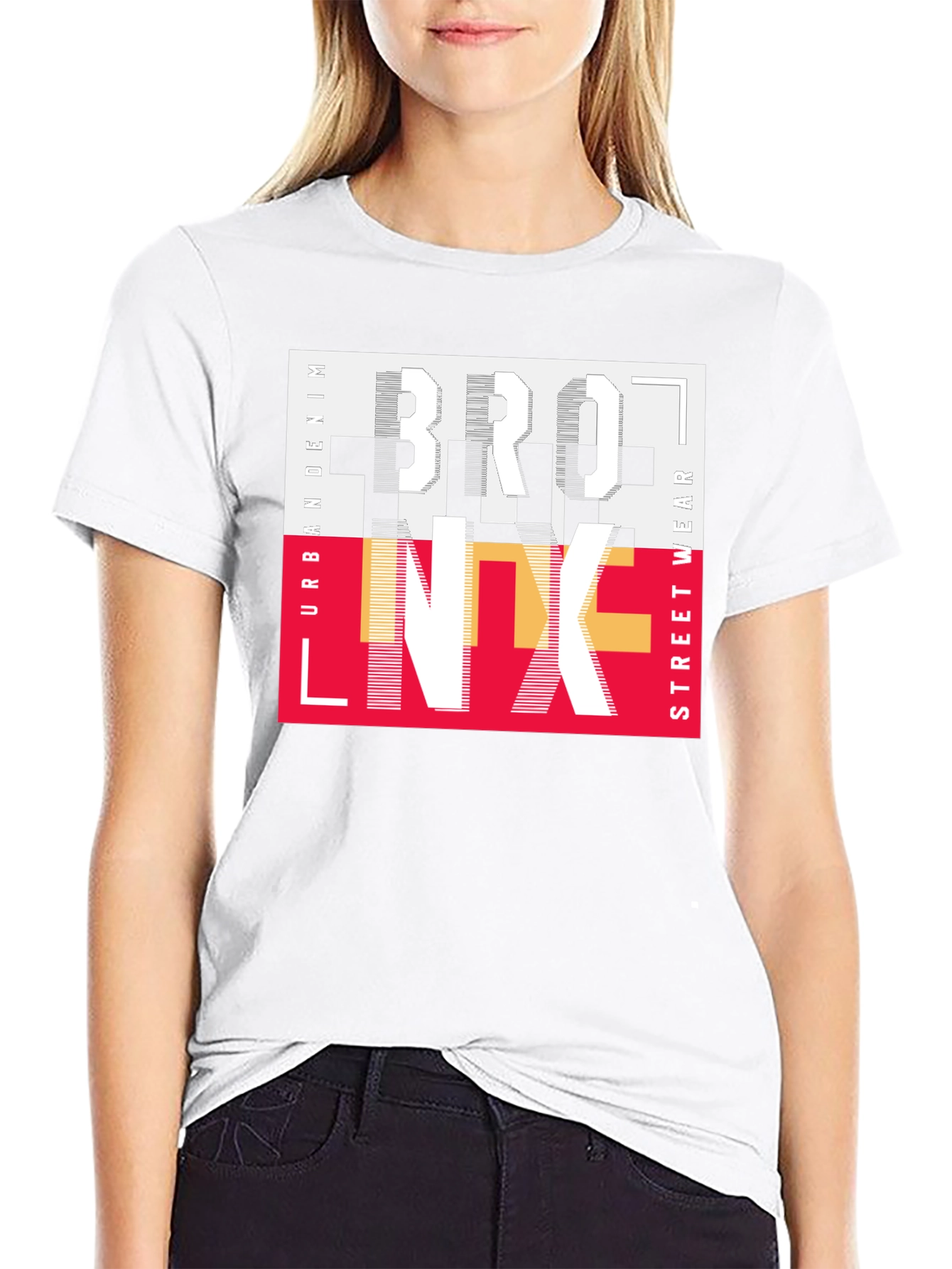 Bronx Graphic Print Crew Neck T-Shirt