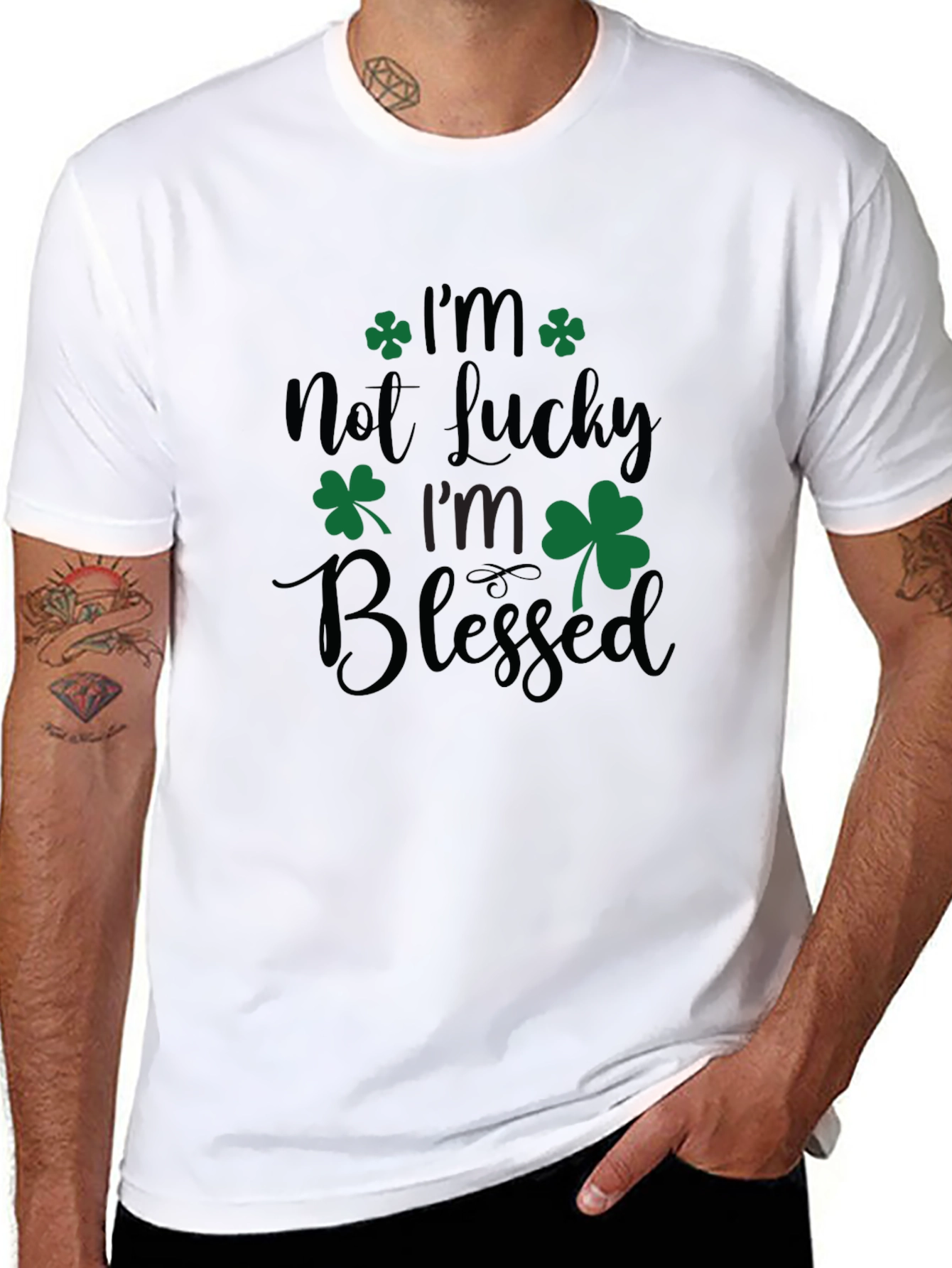 St. Patricks Day Blessed Graphic Tee
