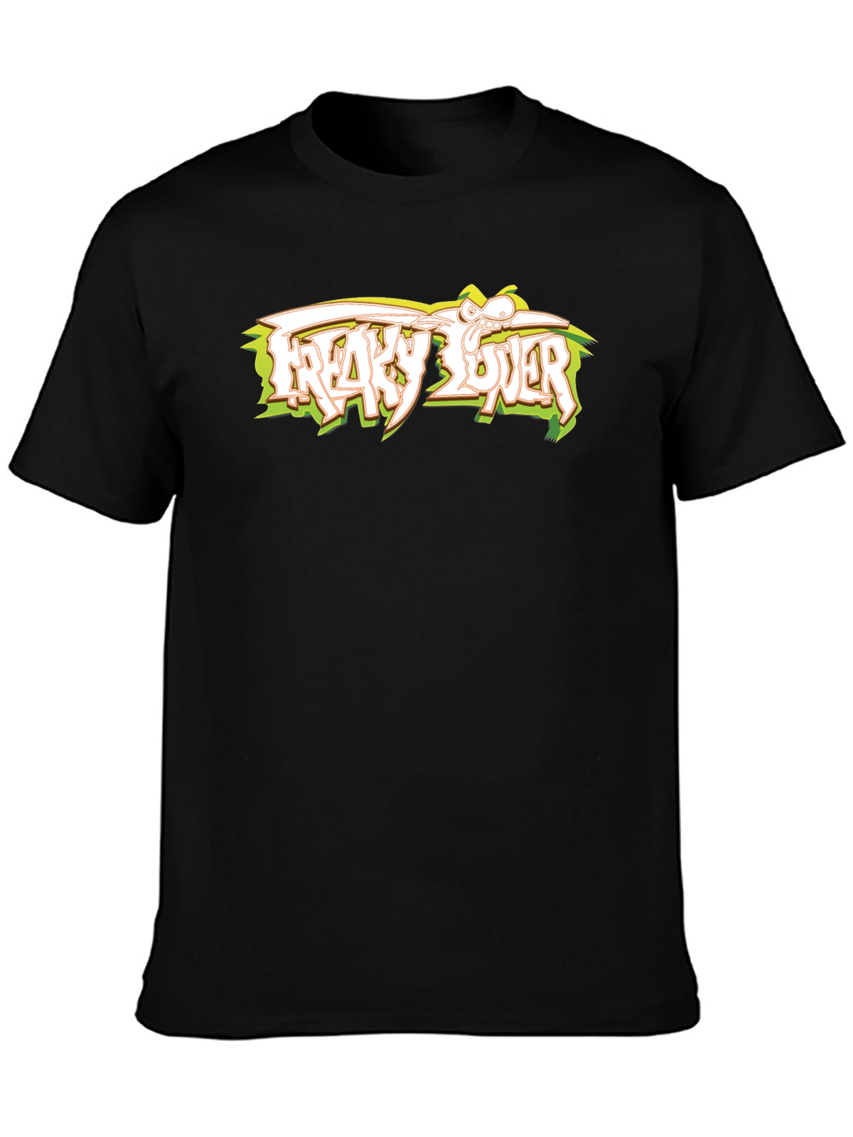 Freaky Lover Graphic Tee - Black Cotton T-Shirt