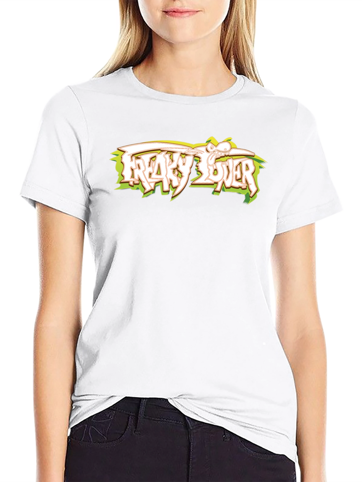 Freaky Lover Graphic Tee - Black Cotton T-Shirt
