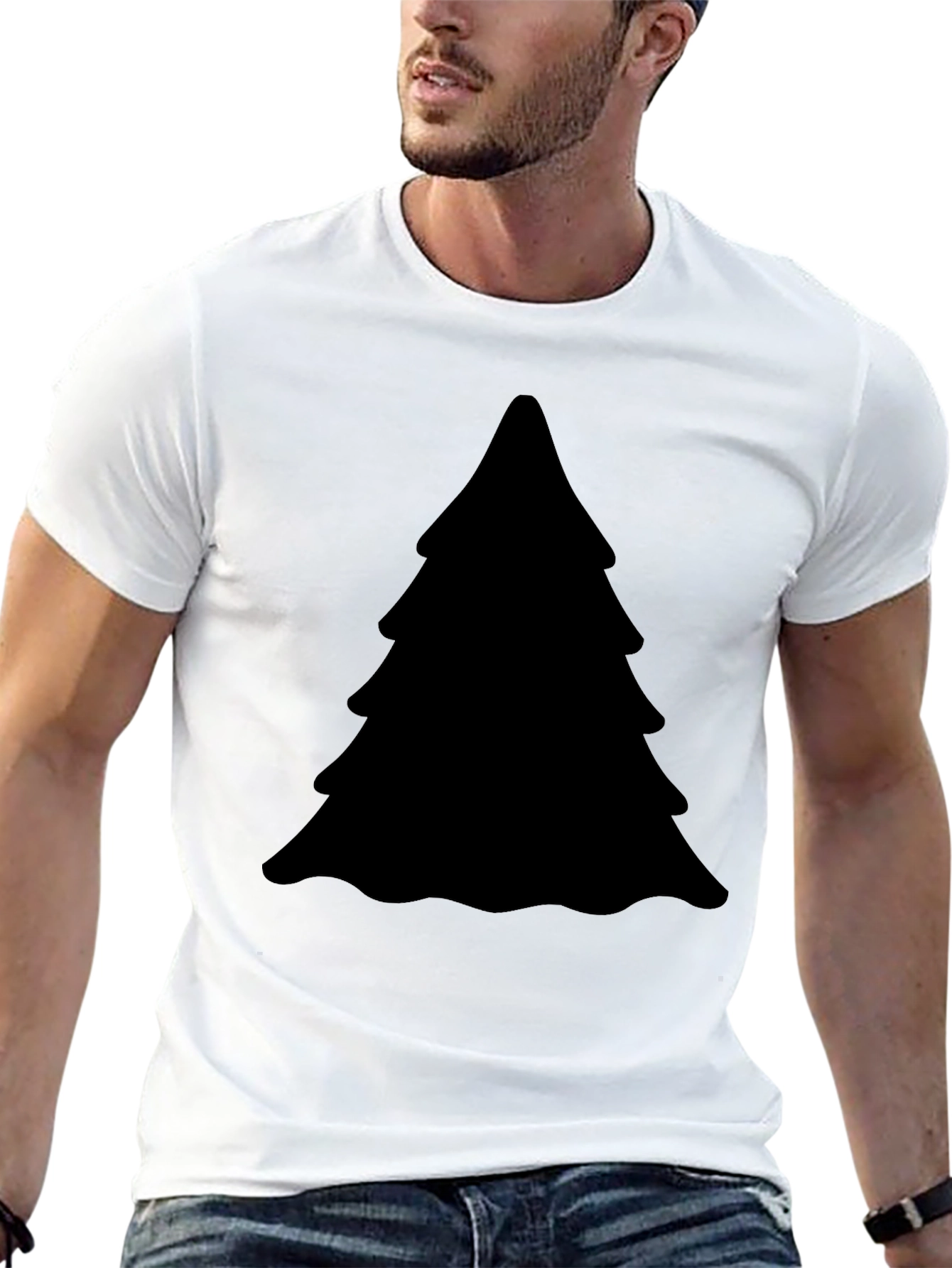 Christmas Tree Silhouette T-Shirt