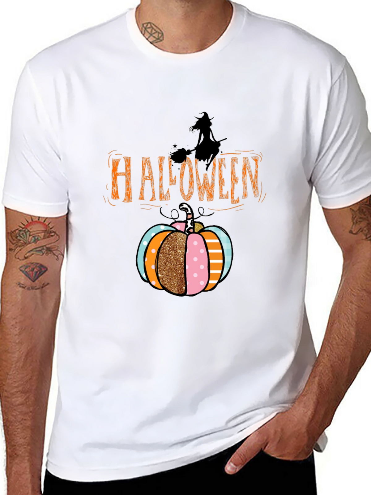 Halloween Pumpkin Witch T-Shirt