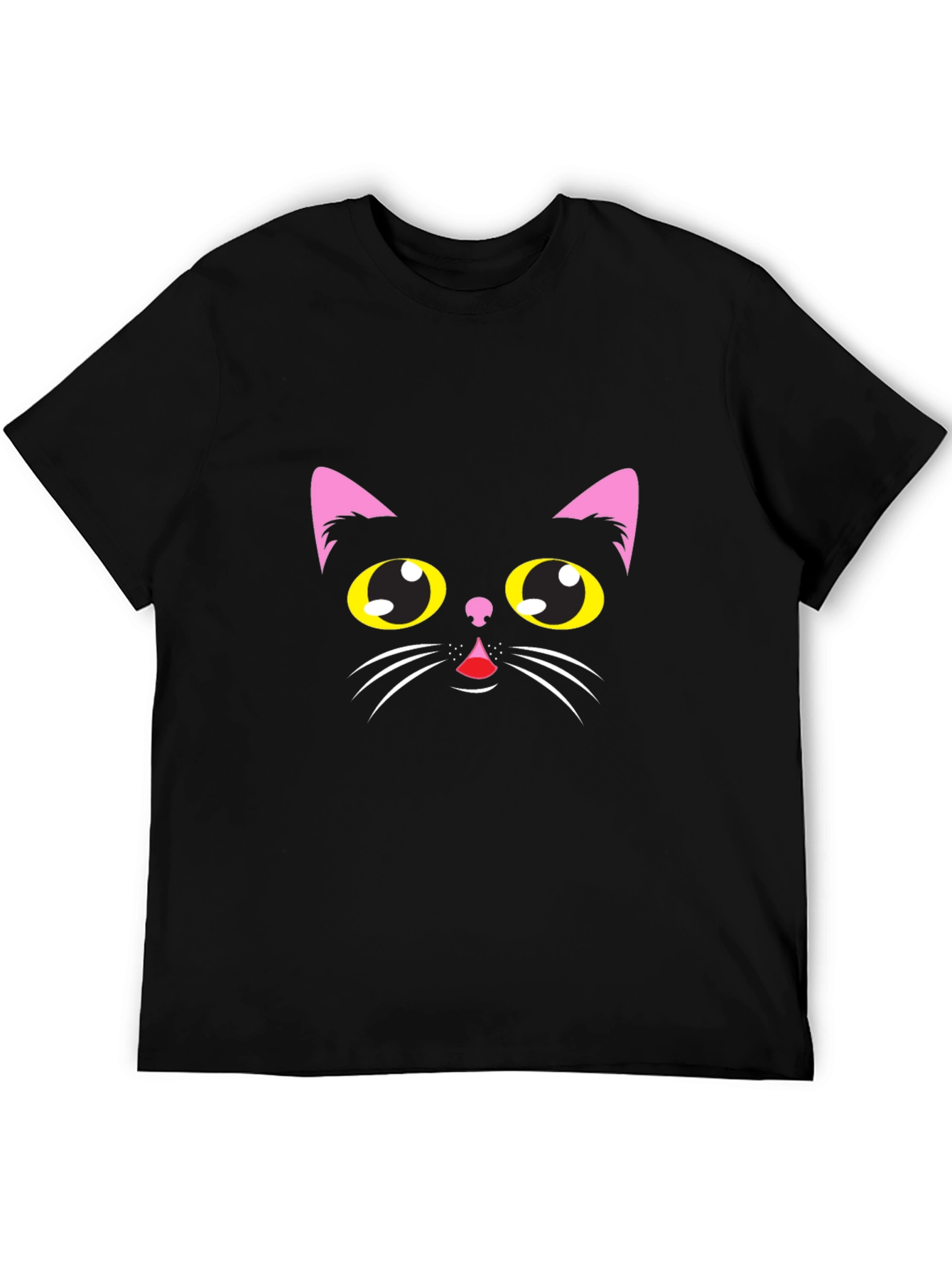 Funny Cat Face Graphic Tee