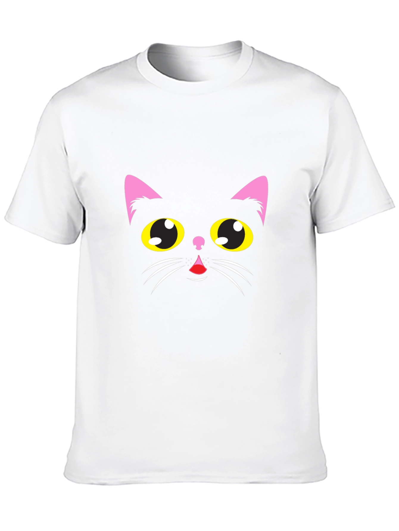 Funny Cat Face Graphic Tee