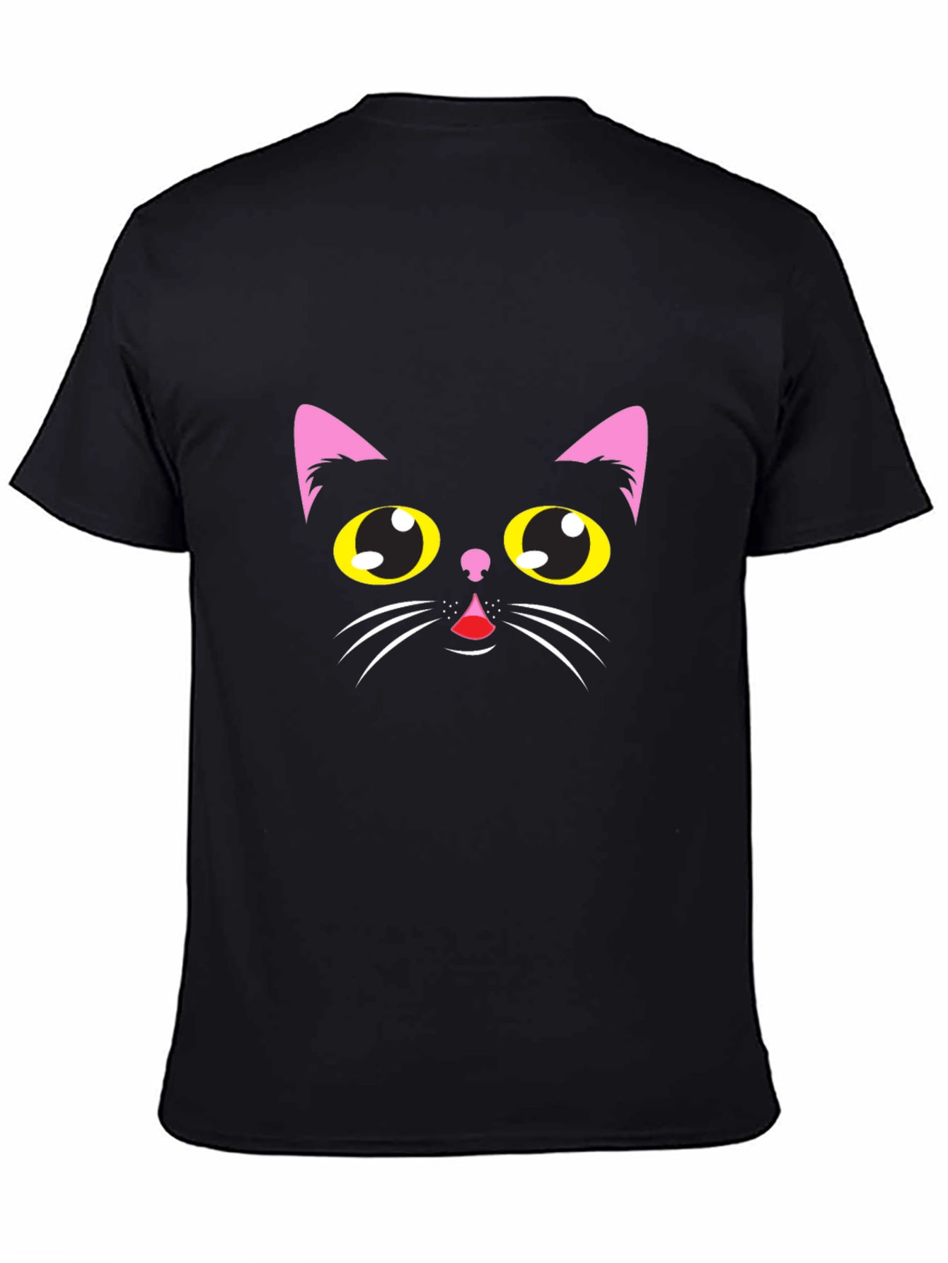 Funny Cat Face Graphic Tee