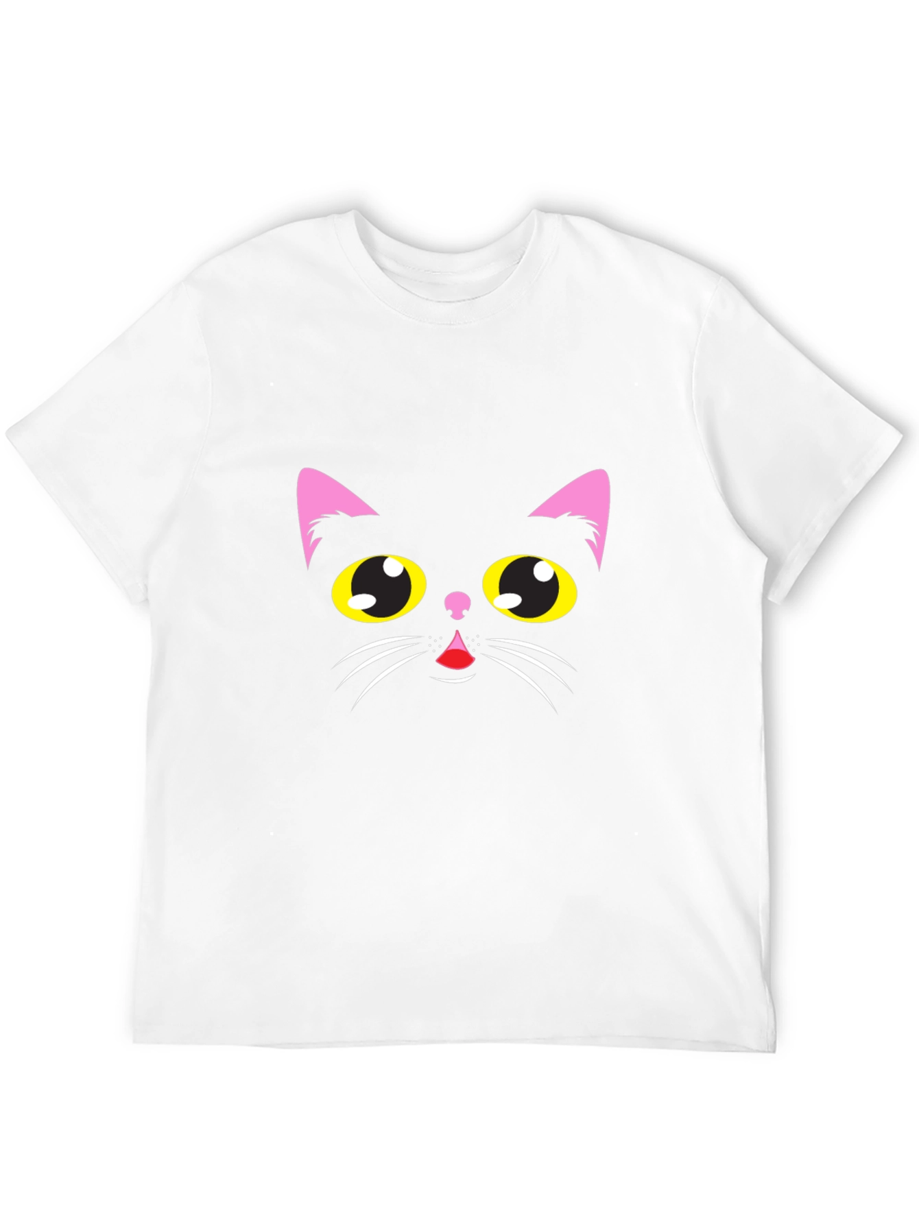 Funny Cat Face Graphic Tee