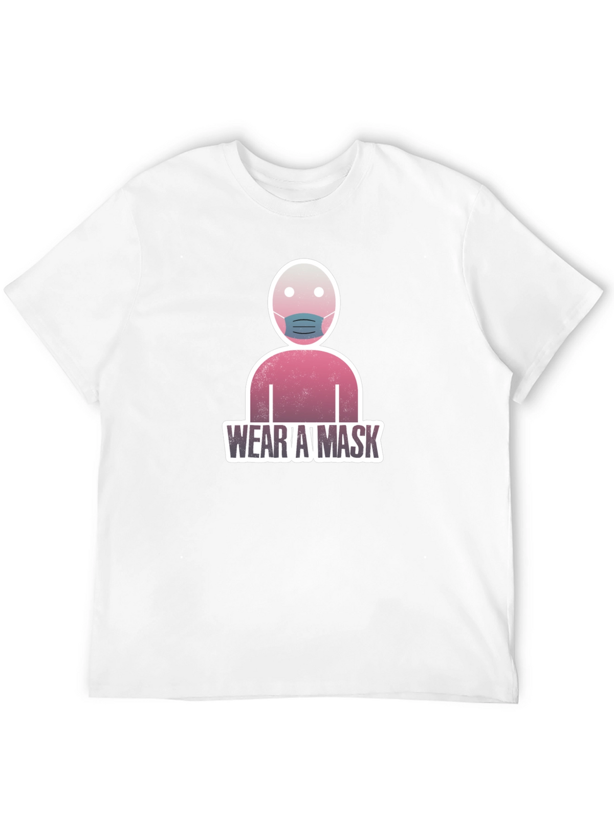 Wear A Mask Graphic T-Shirt - Black Casual Tee