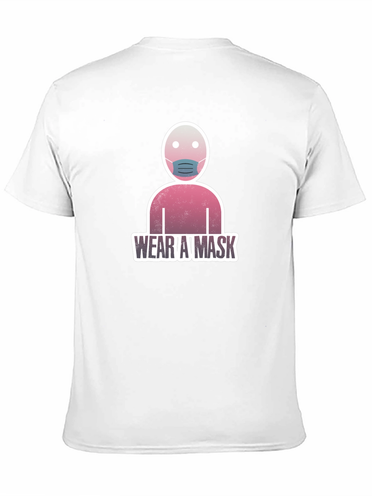 Wear A Mask Graphic T-Shirt - Black Casual Tee