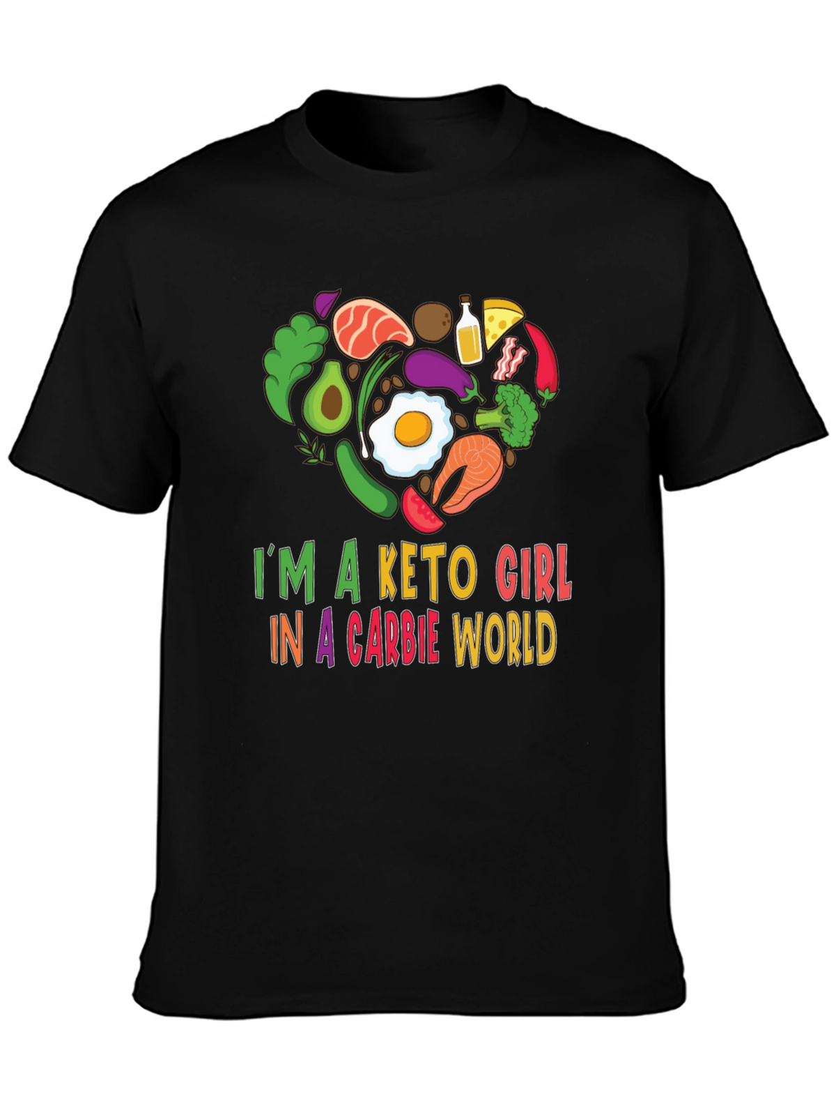Keto Girl T-Shirt Low Carb Lifestyle Tee
