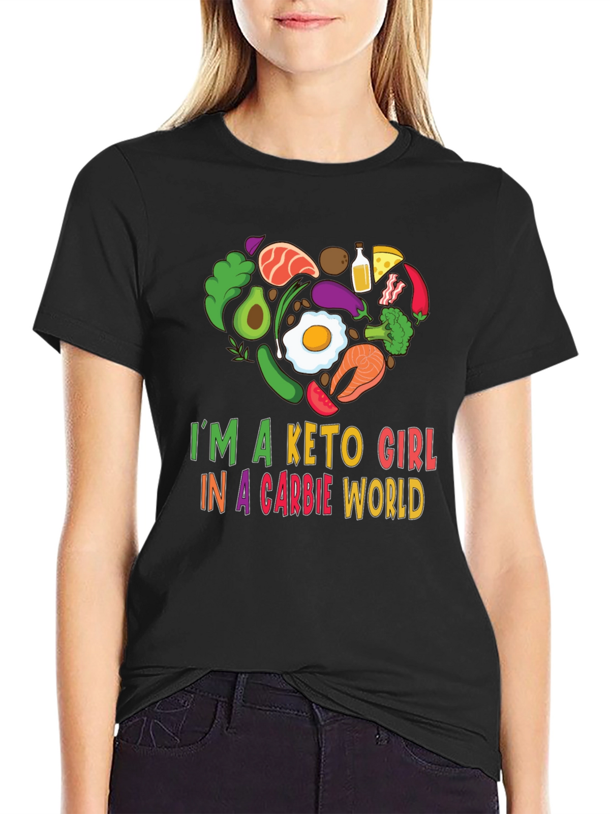 Keto Girl T-Shirt Low Carb Lifestyle Tee