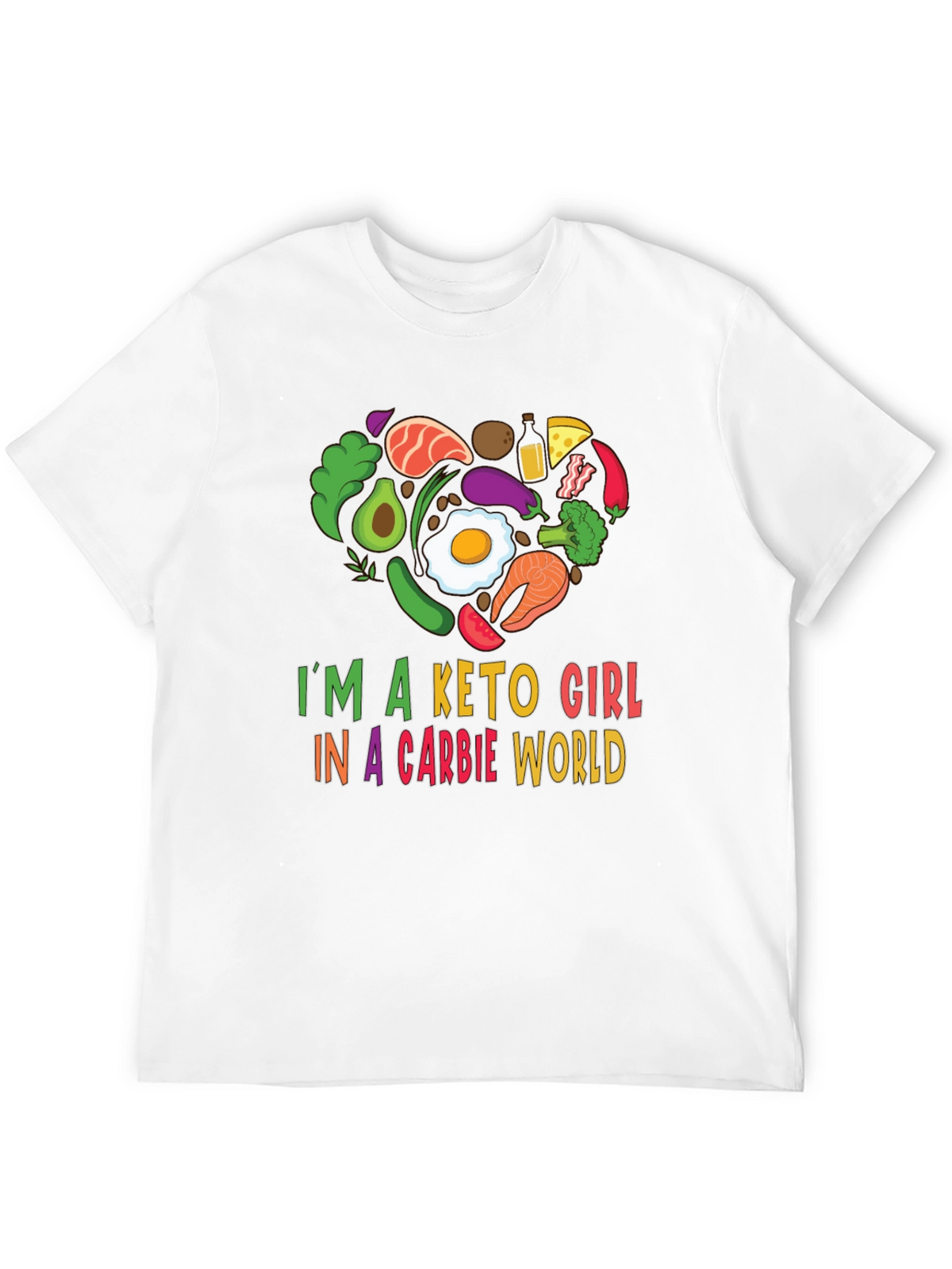 Keto Girl T-Shirt Low Carb Lifestyle Tee