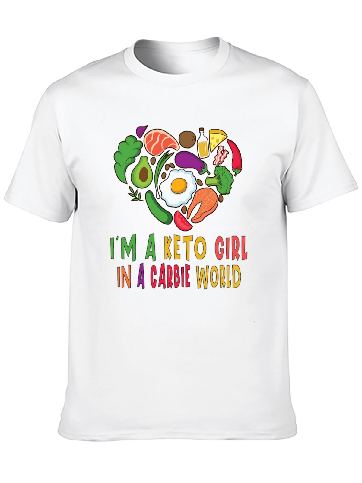 Keto Girl T-Shirt Low Carb Lifestyle Tee