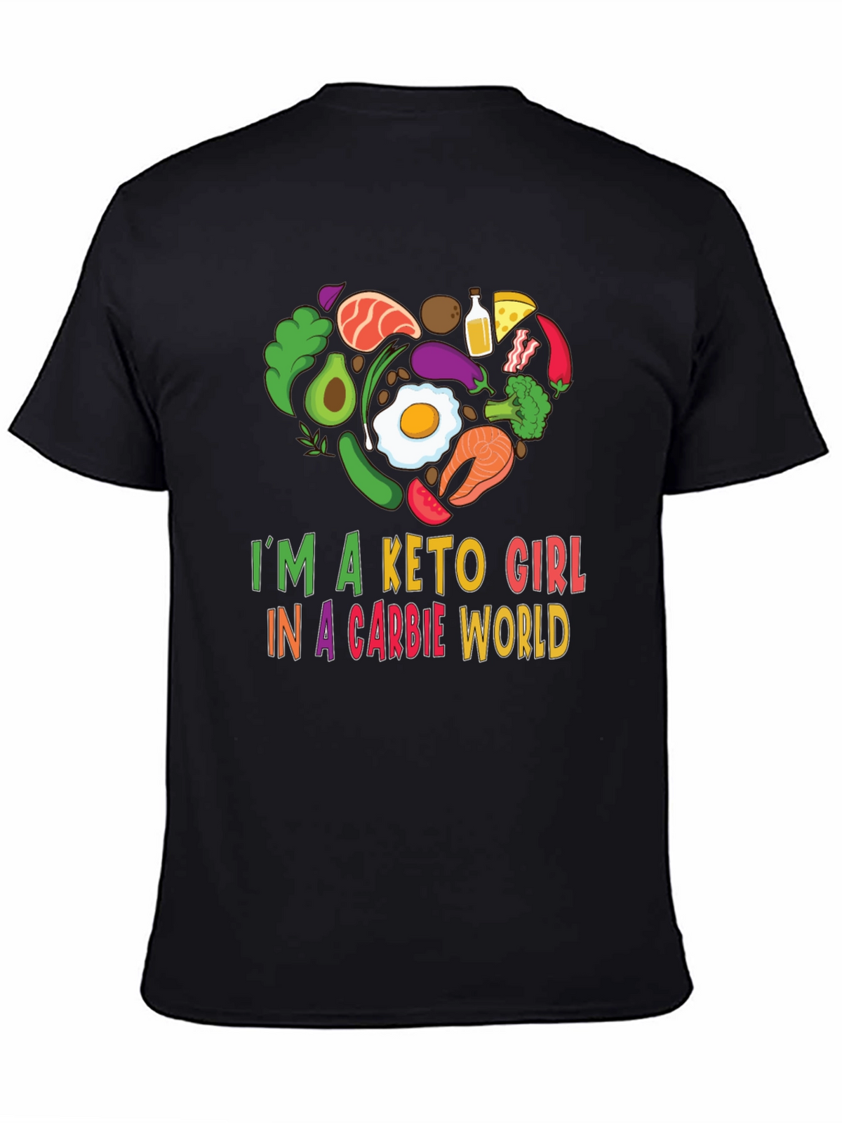 Keto Girl T-Shirt Low Carb Lifestyle Tee