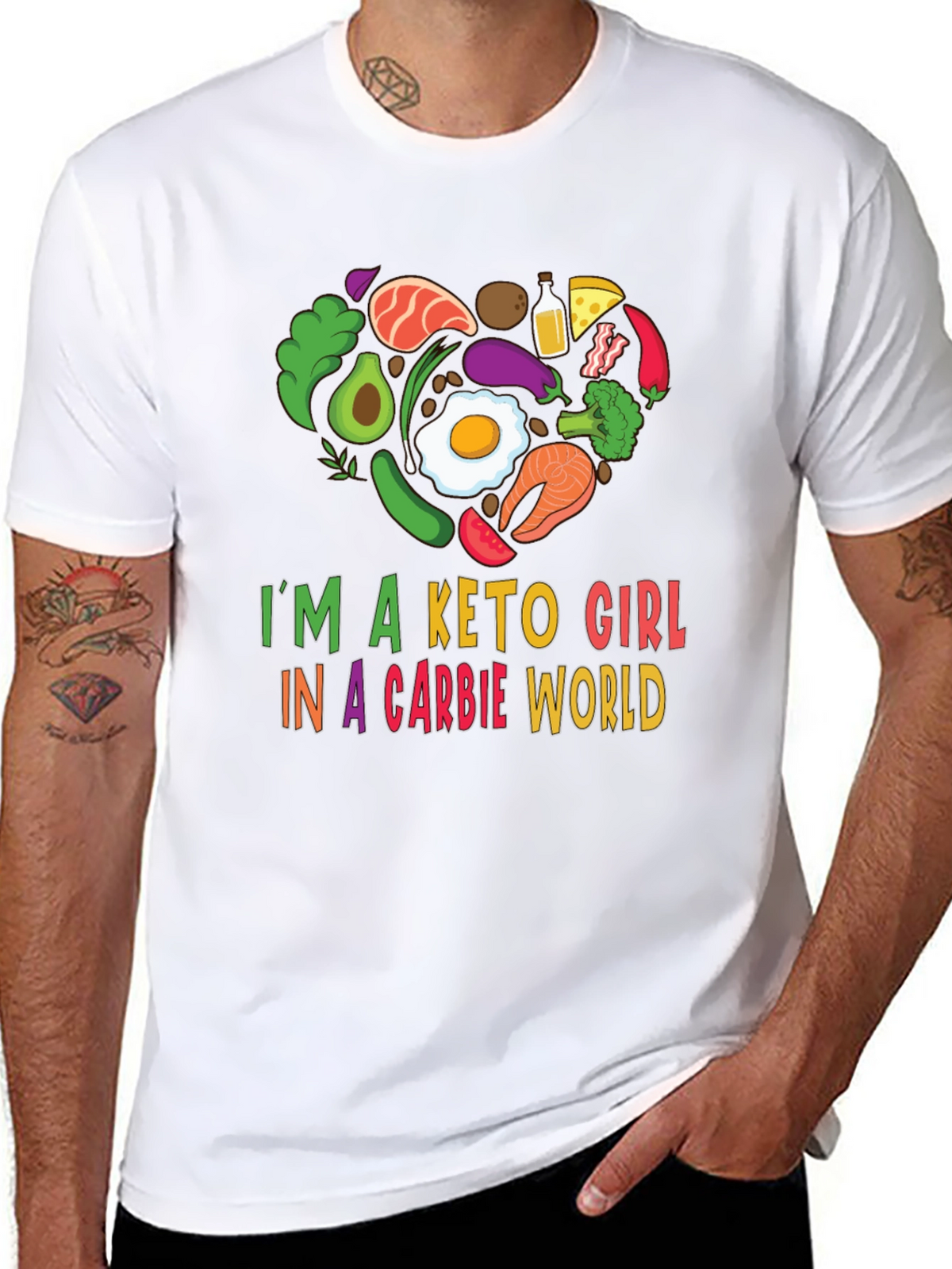 Keto Girl T-Shirt Low Carb Lifestyle Tee