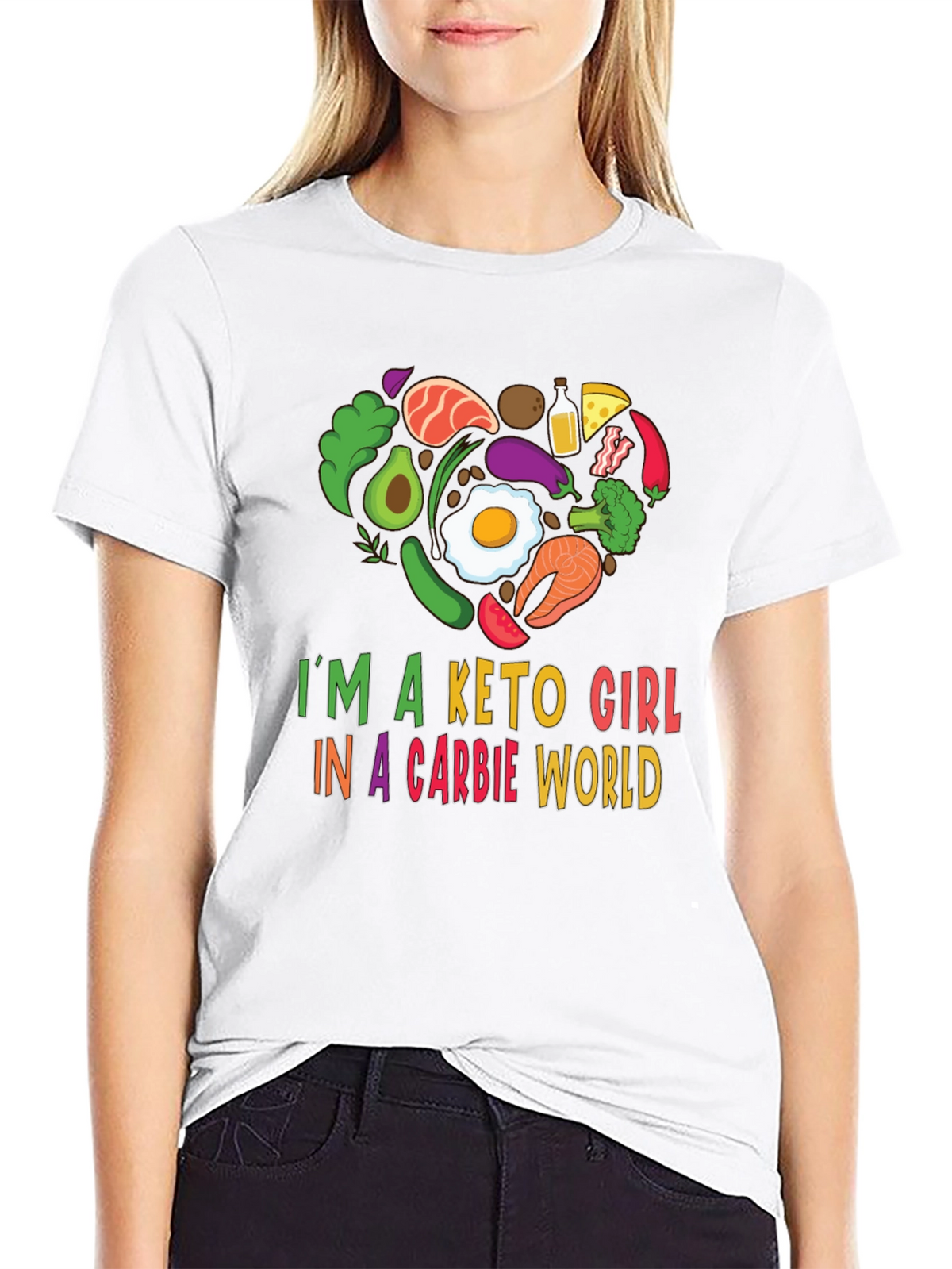 Keto Girl T-Shirt Low Carb Lifestyle Tee