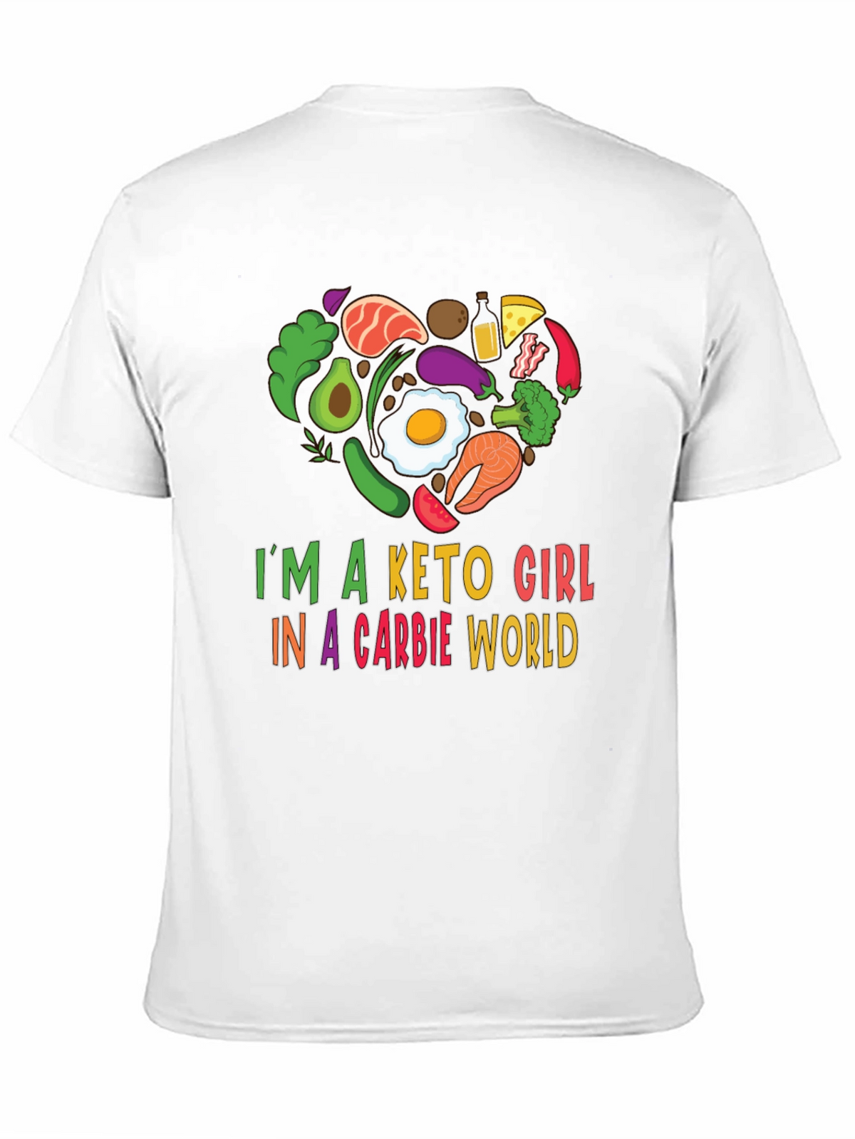 Keto Girl T-Shirt Low Carb Lifestyle Tee