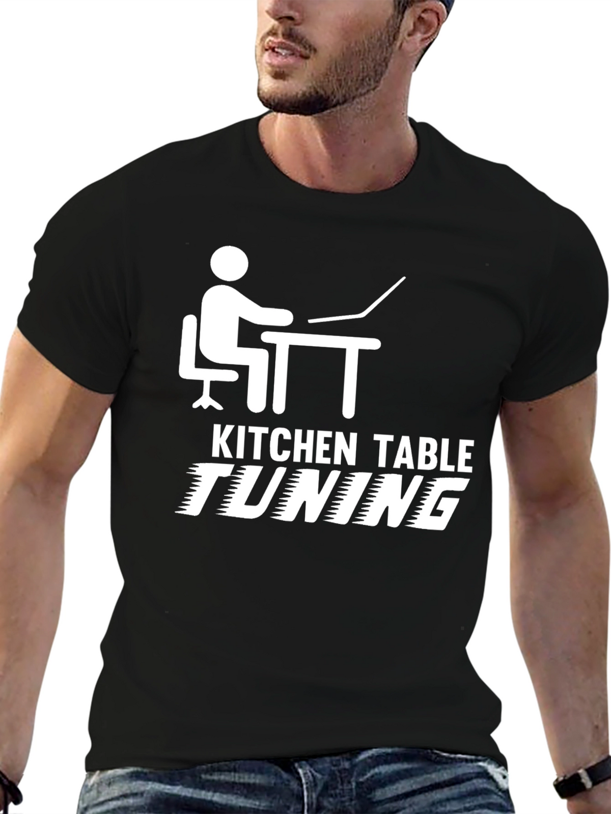 Kitchen Table Tuning Black T-Shirt