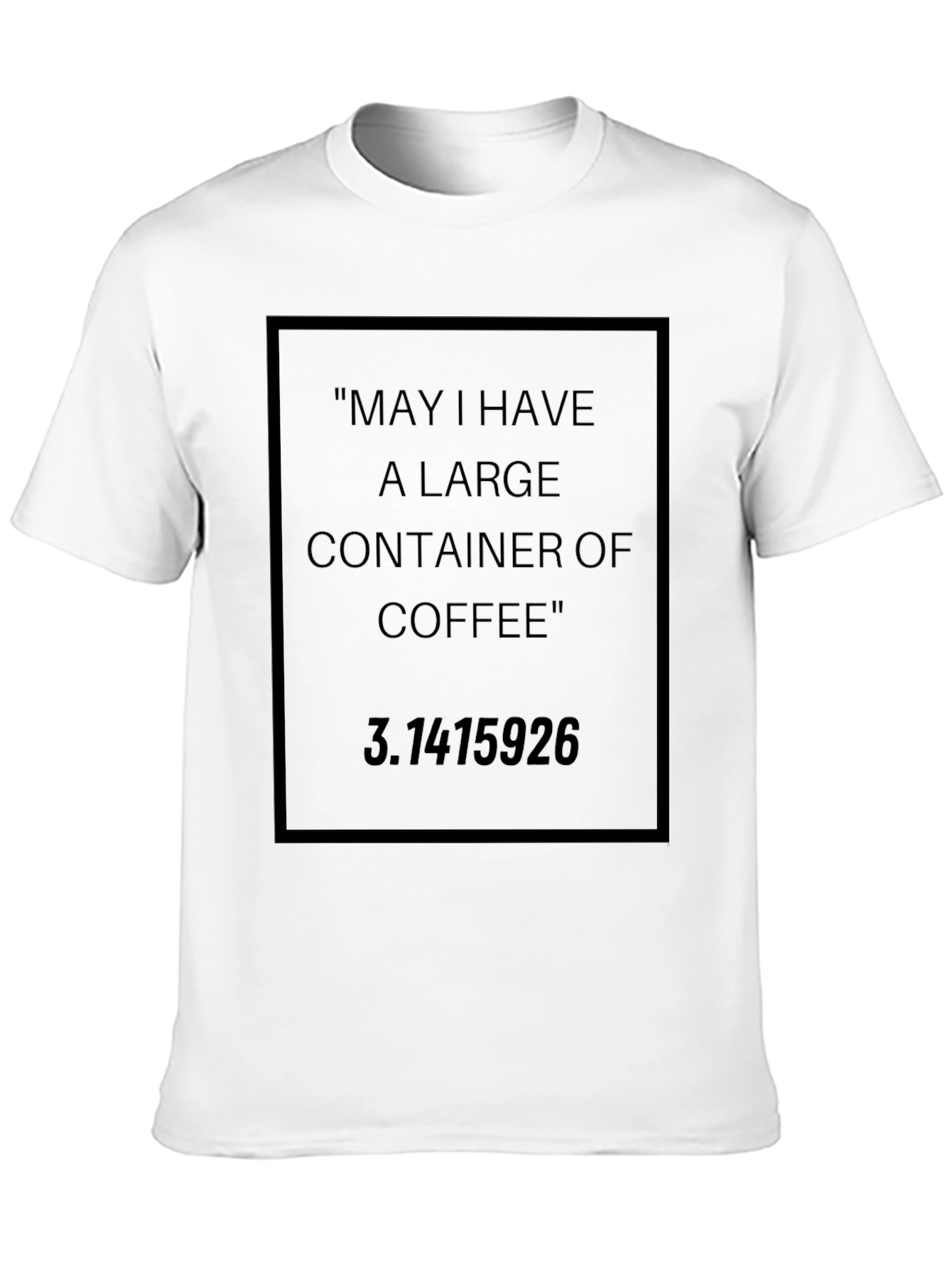 Coffee and Pi Number T-Shirt
