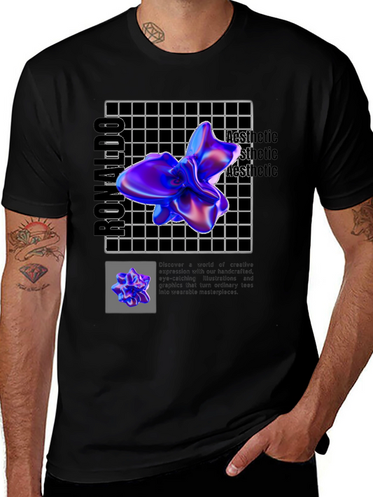 Abstract Graphic Tee - Ronaldo Aesthetic
