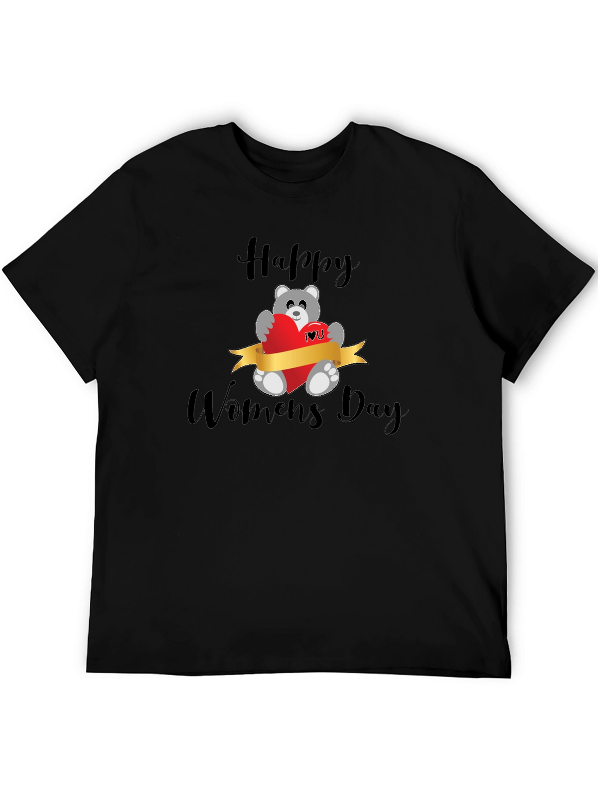Happy Womens Day Teddy Bear T-Shirt