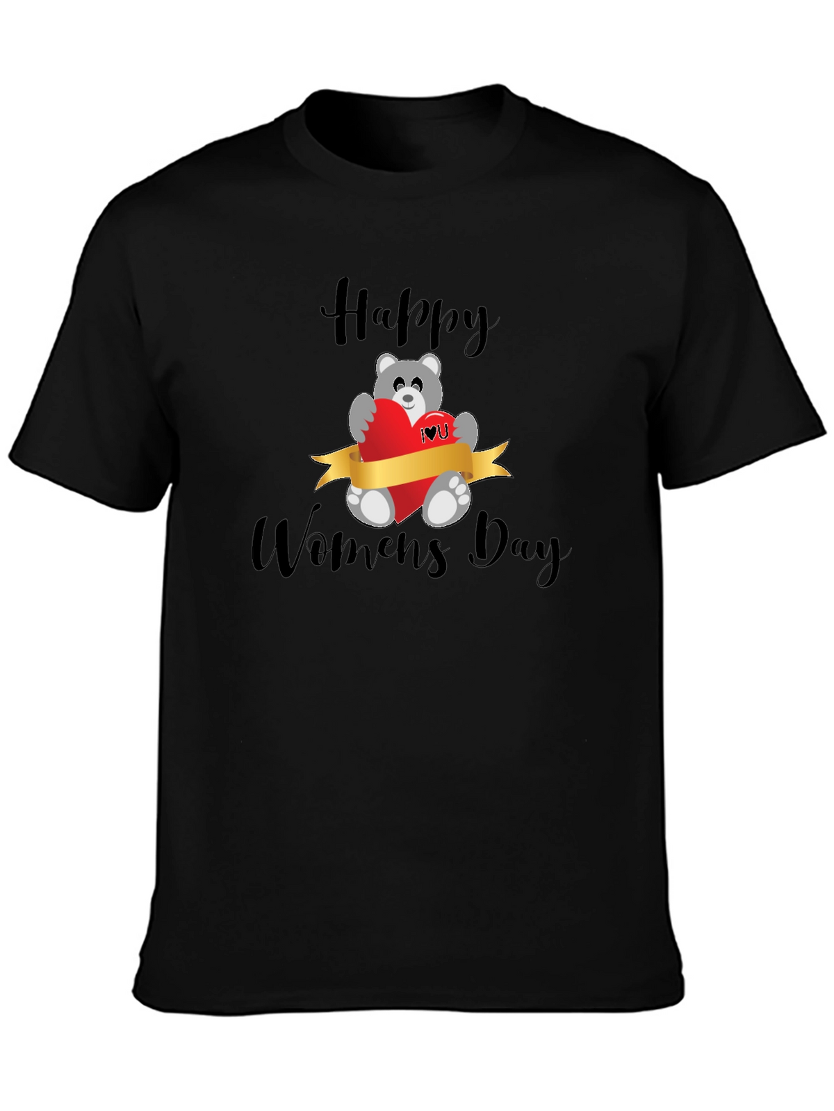 Happy Womens Day Teddy Bear T-Shirt