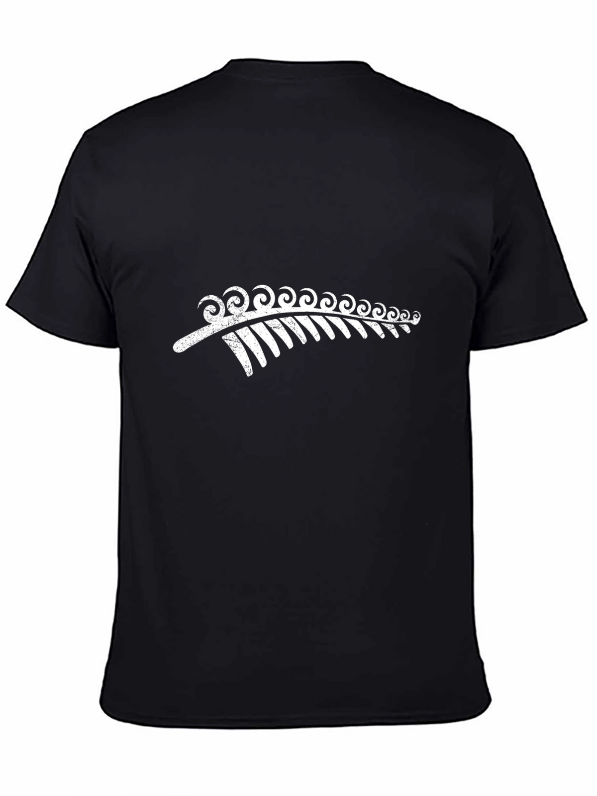 Mens Graphic Tee - Silver Fern Design