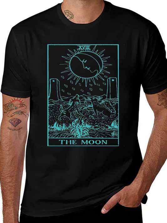 The Moon Tarot Card Graphic Tee