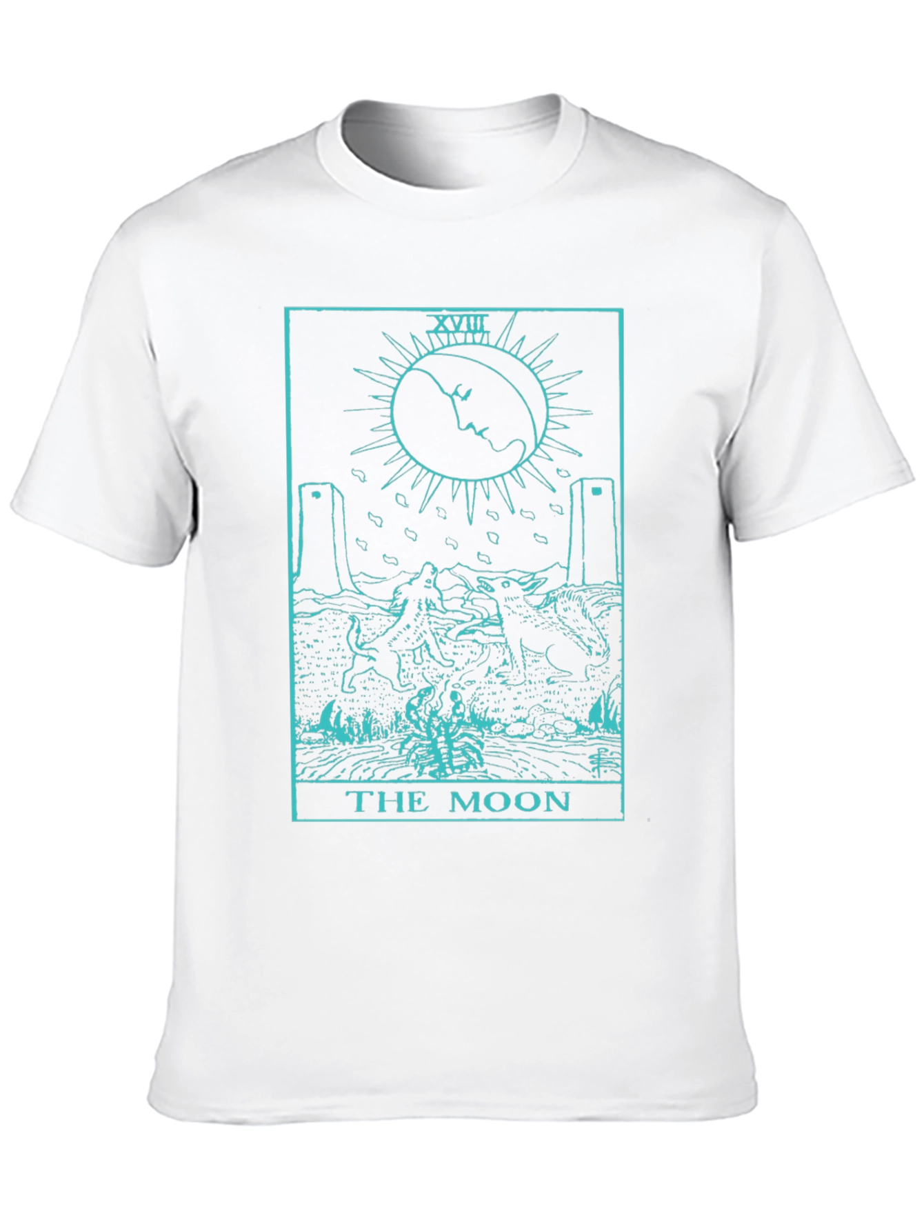 The Moon Tarot Card Graphic Tee