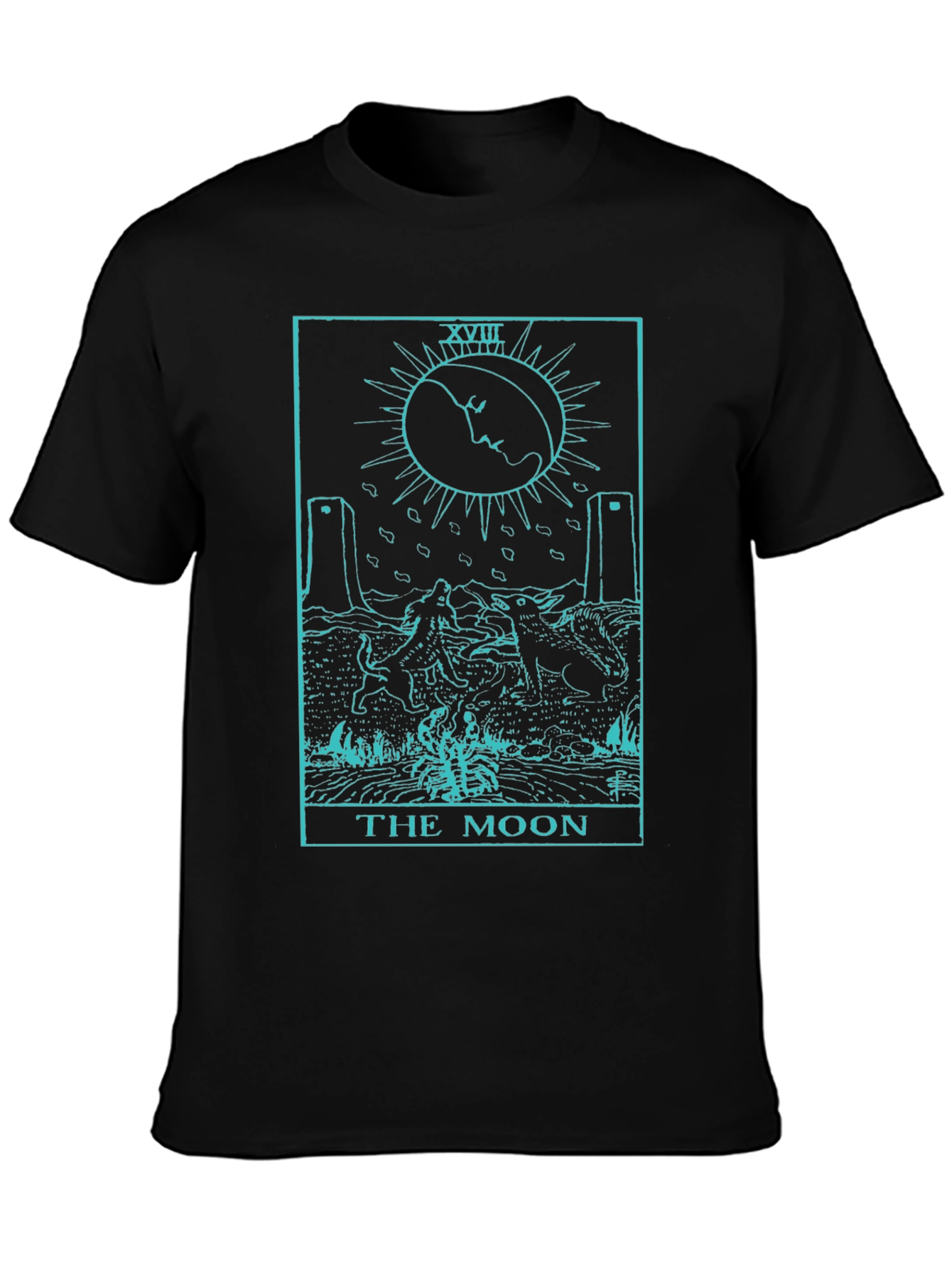 The Moon Tarot Card Graphic Tee