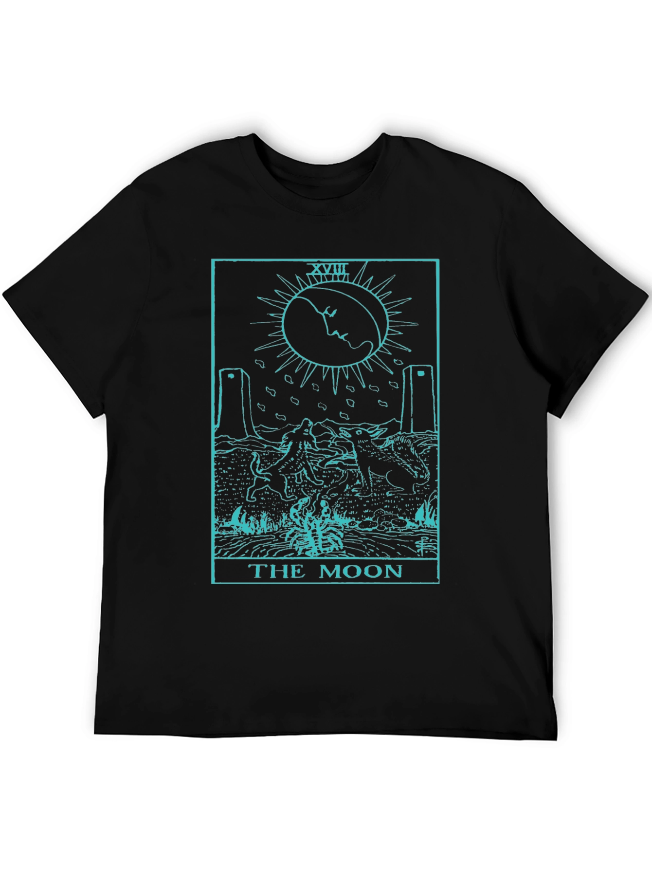 The Moon Tarot Card Graphic Tee