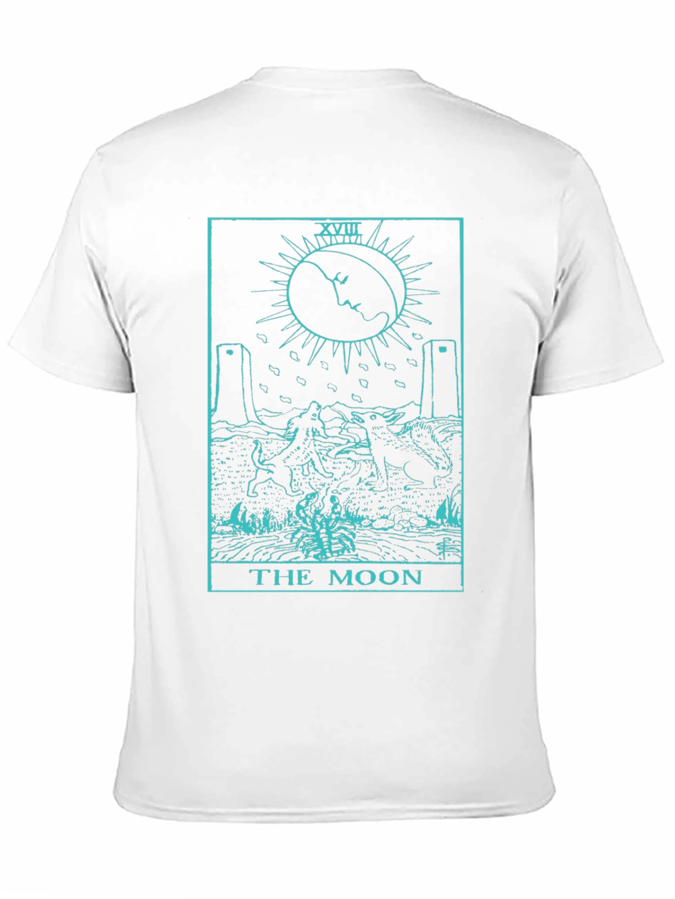 The Moon Tarot Card Graphic Tee