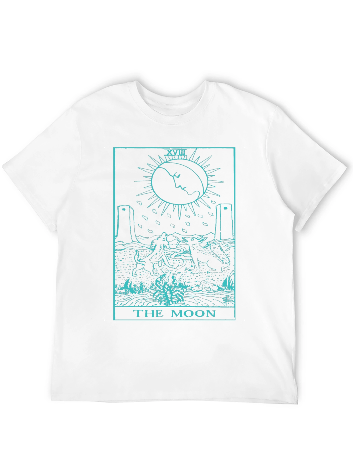 The Moon Tarot Card Graphic Tee