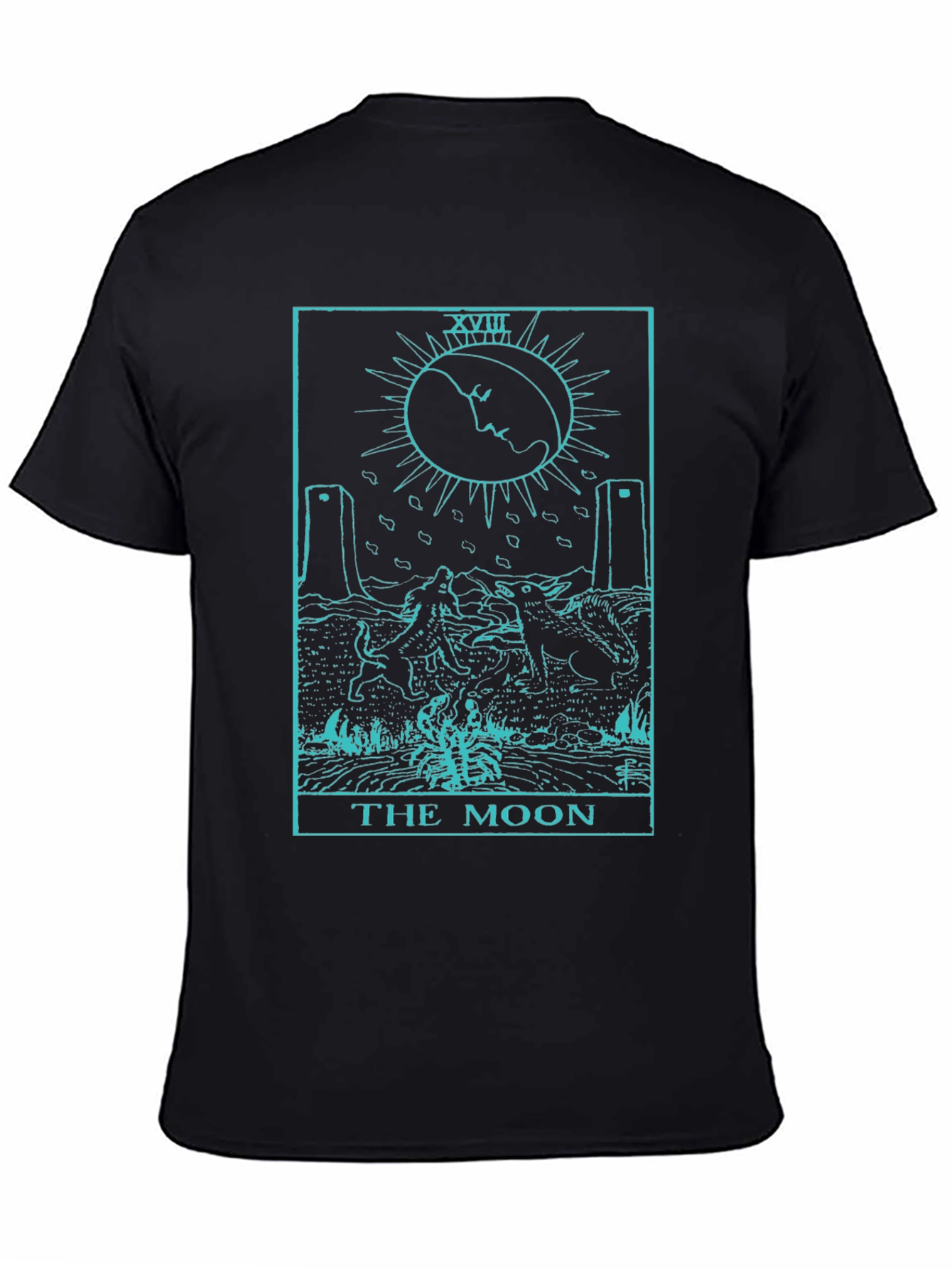 The Moon Tarot Card Graphic Tee