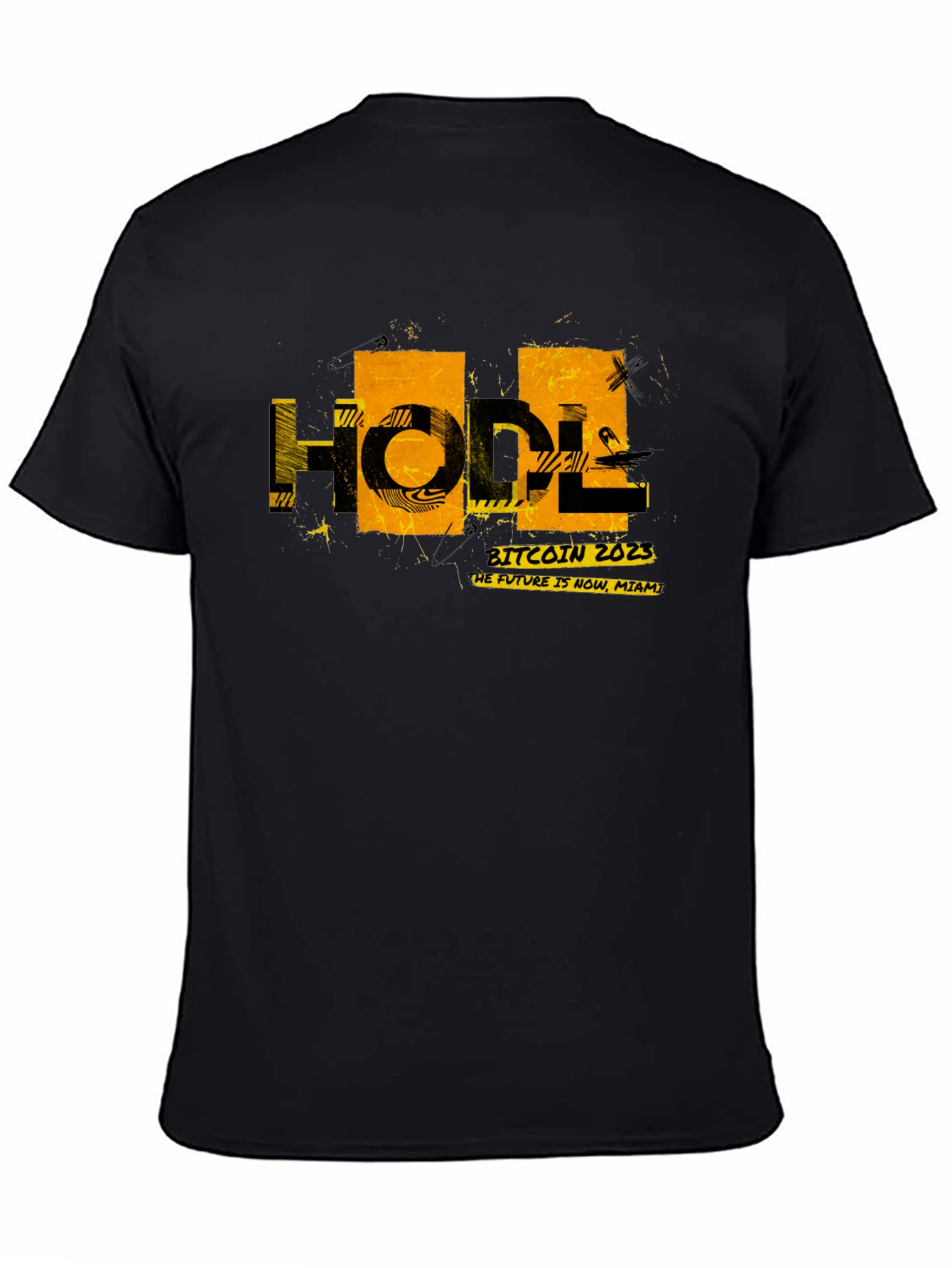 Bitcoin 2023 HODL Graphic Black T-Shirt